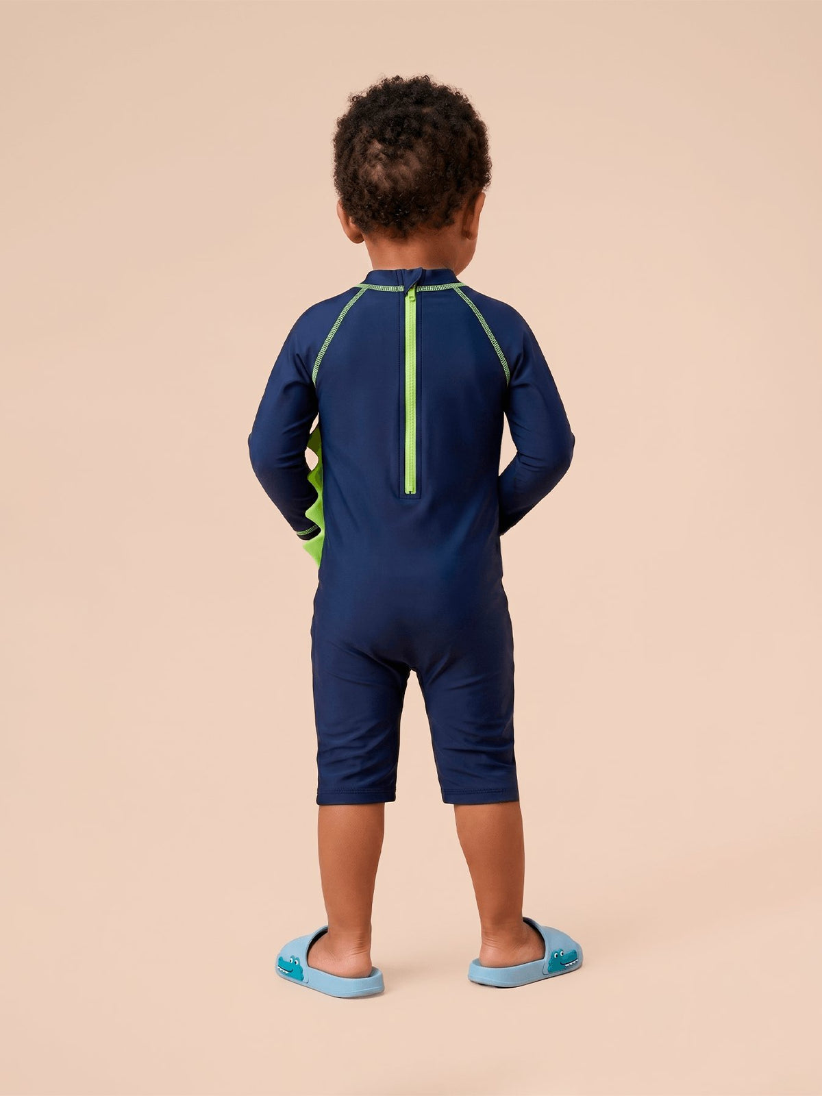 Macaquinho UV Bebê Com Proteção Solar ML - ESTAMPA JACARÉ ESCAMA