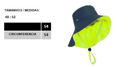 Chapéu UV Com Proteção Solar Infantil Dupla Face Sicilia Kids - MARINHO/AMARELO FLOUR