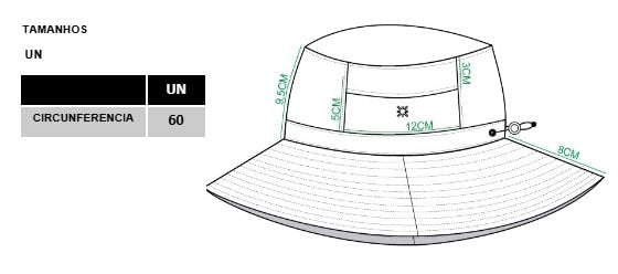 Chapéu UV Com Proteção Solar Austrália - KAKI/VERDE MILITAR