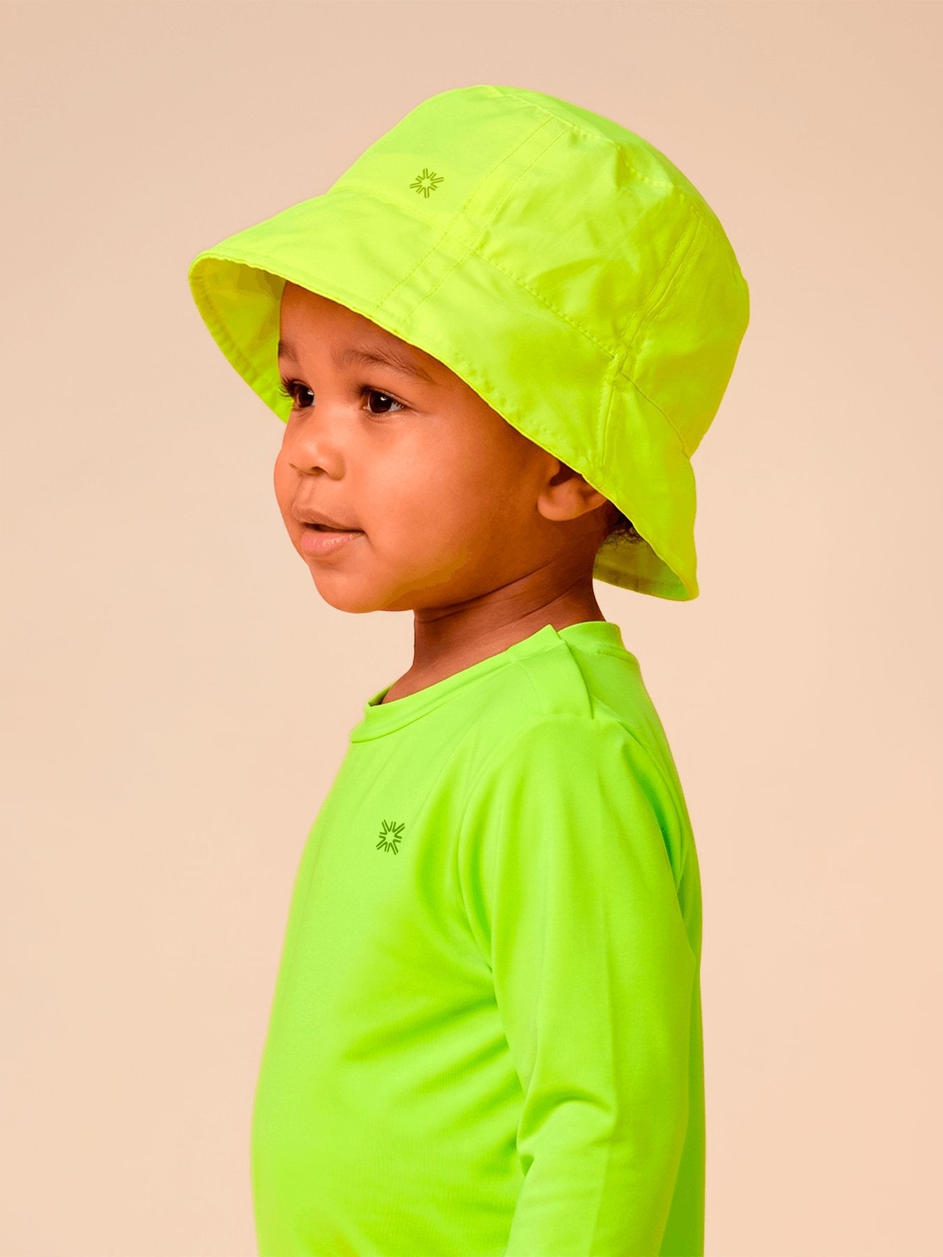 Chapéu UV Com Proteção Solar Bebê Napoli - AMARELO FLUOR