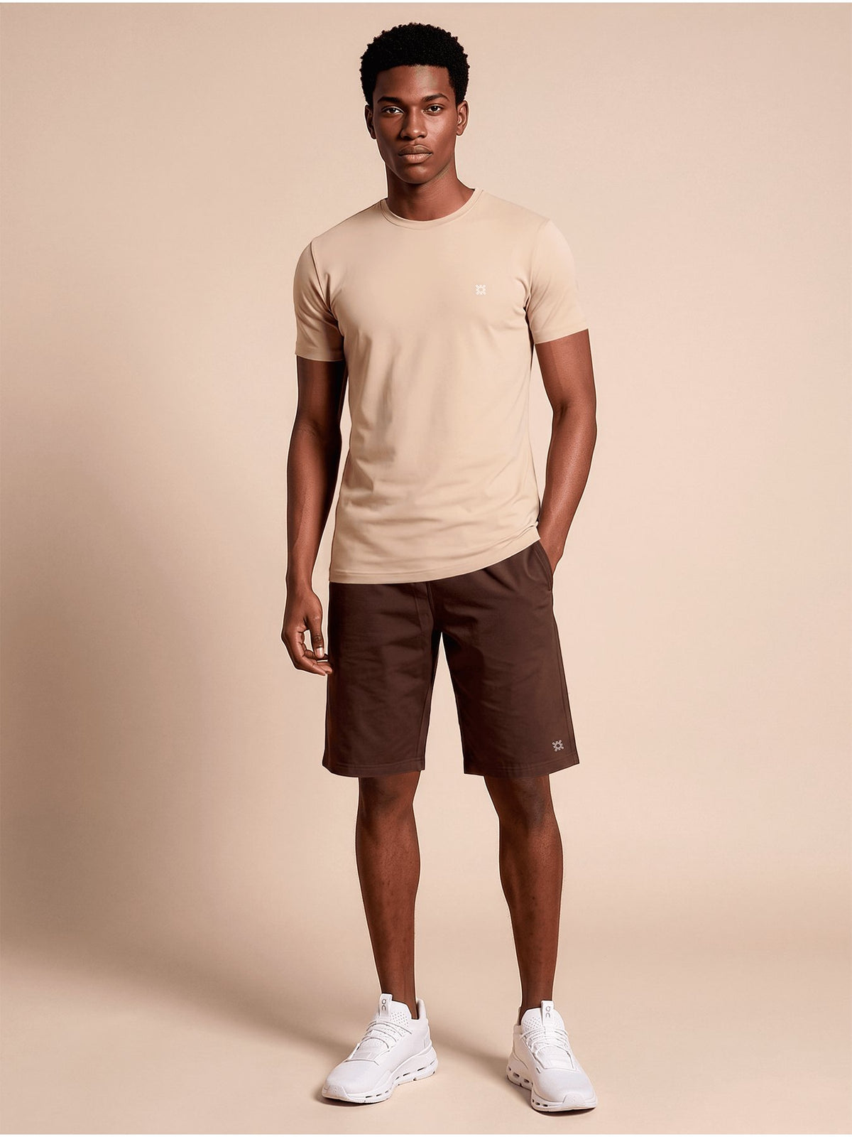 Camiseta UV Com Proteção Solar New Fit MC MASC - Areia