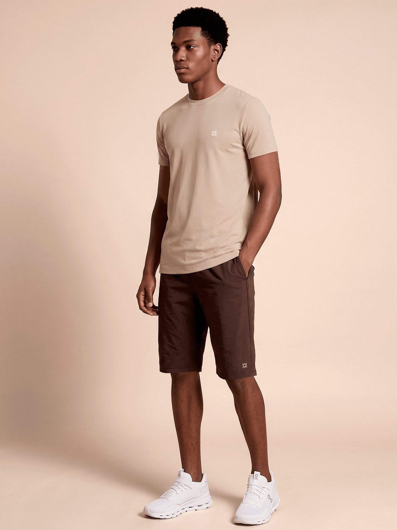 Camiseta UV Com Proteção Solar New Fit MC MASC - Areia