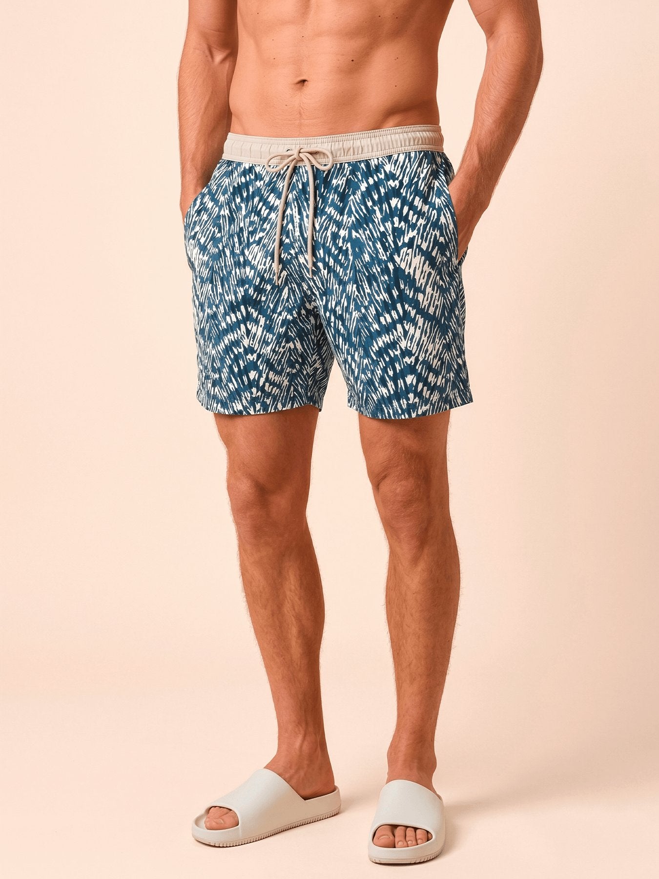 Short Acqua UV Com Proteção Solar MASC - Estampa Tie Dye Azul