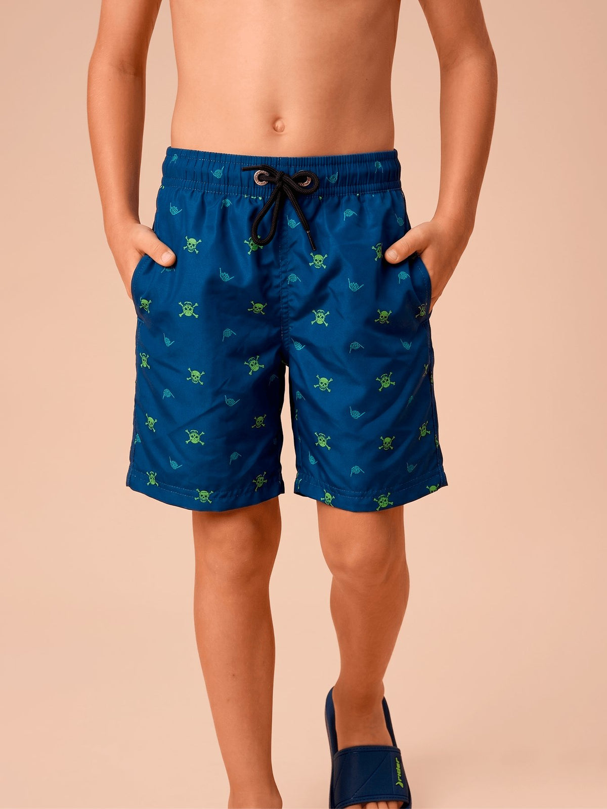 Short Acqua Infantil UV Com Proteção Solar - Estampa Pirata Fun