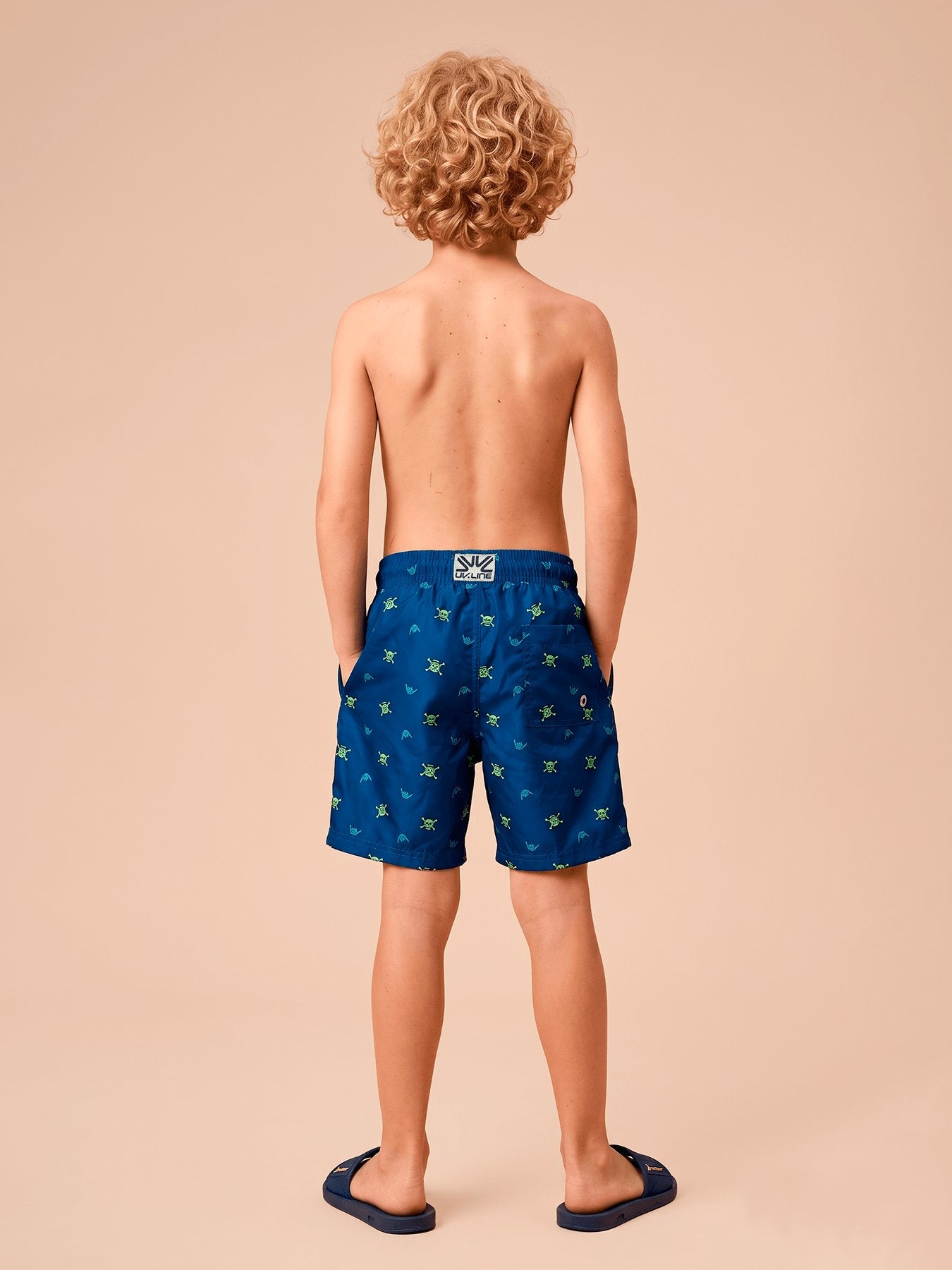 Short Acqua Infantil UV Com Proteção Solar - Estampa Pirata Fun