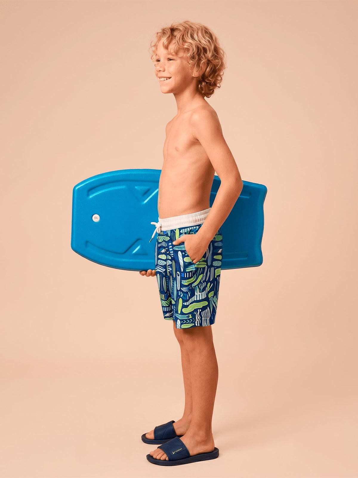 Shorts Acqua Infantil UV Com Proteção Solar - ESTAMPA PRANCHAS FUN