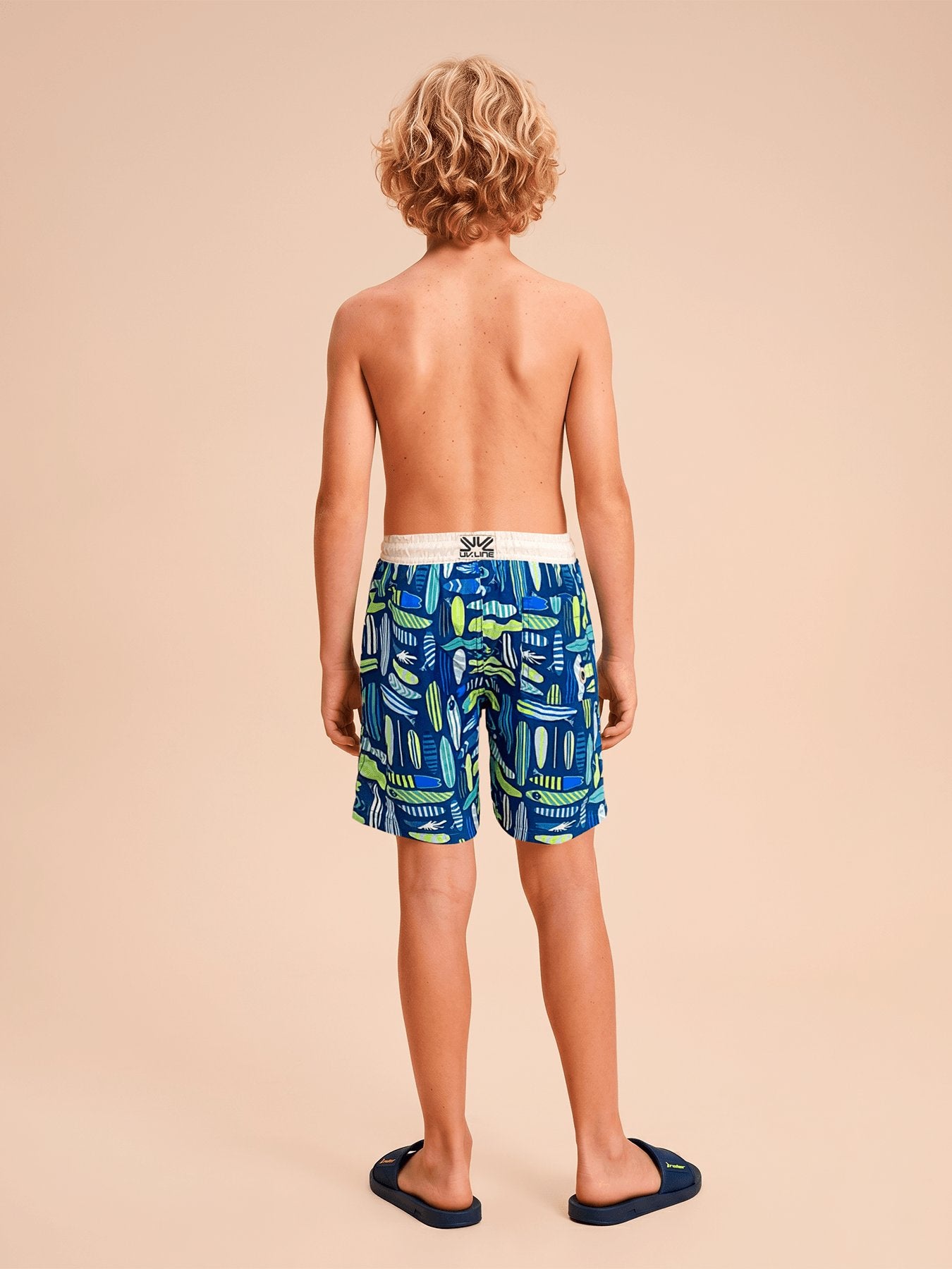 Shorts Acqua Infantil UV Com Proteção Solar - ESTAMPA PRANCHAS FUN