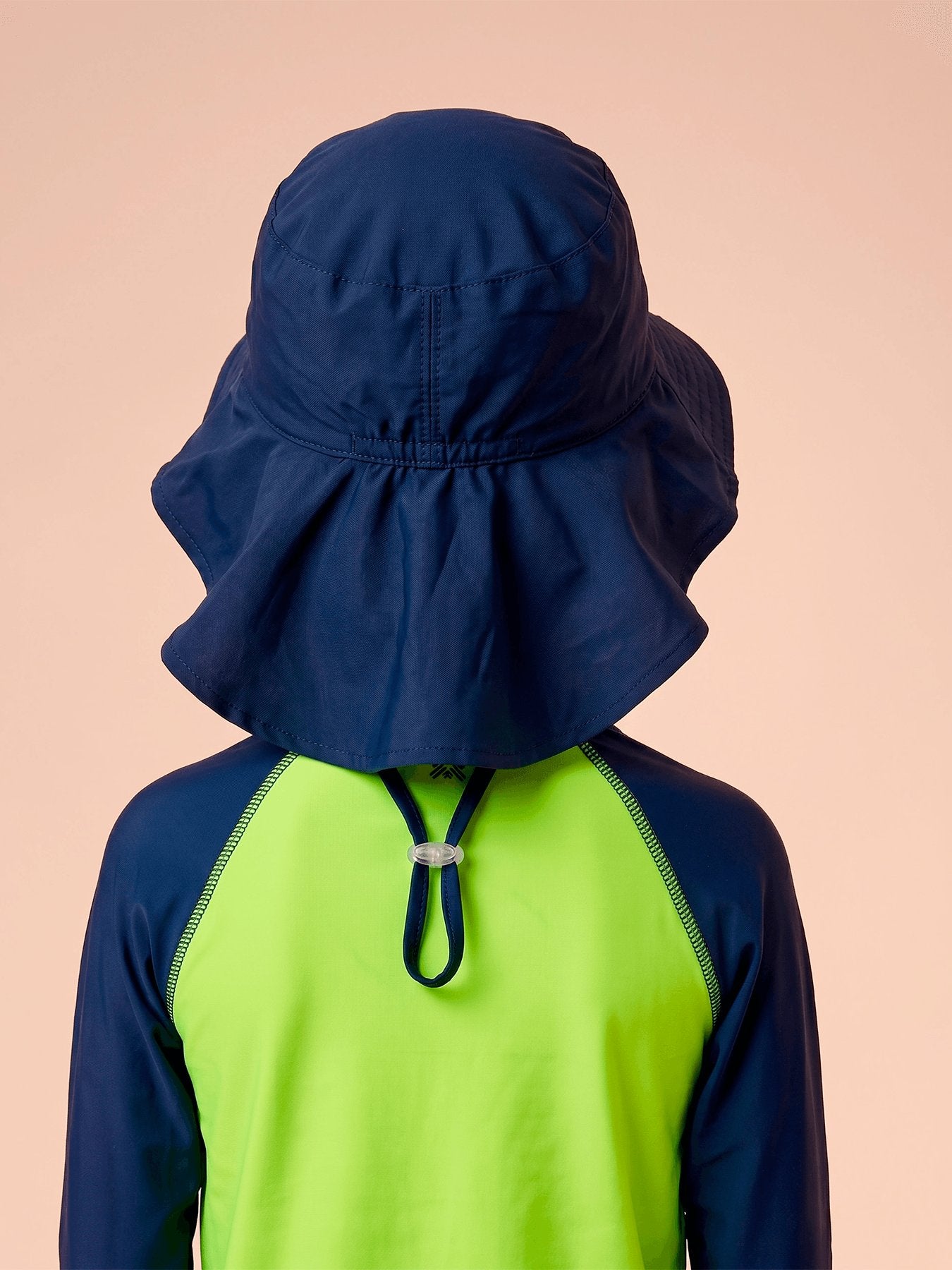 Chapéu UV Com Proteção Solar Infantil Dupla Face Sicilia Kids - MARINHO/AMARELO FLOUR