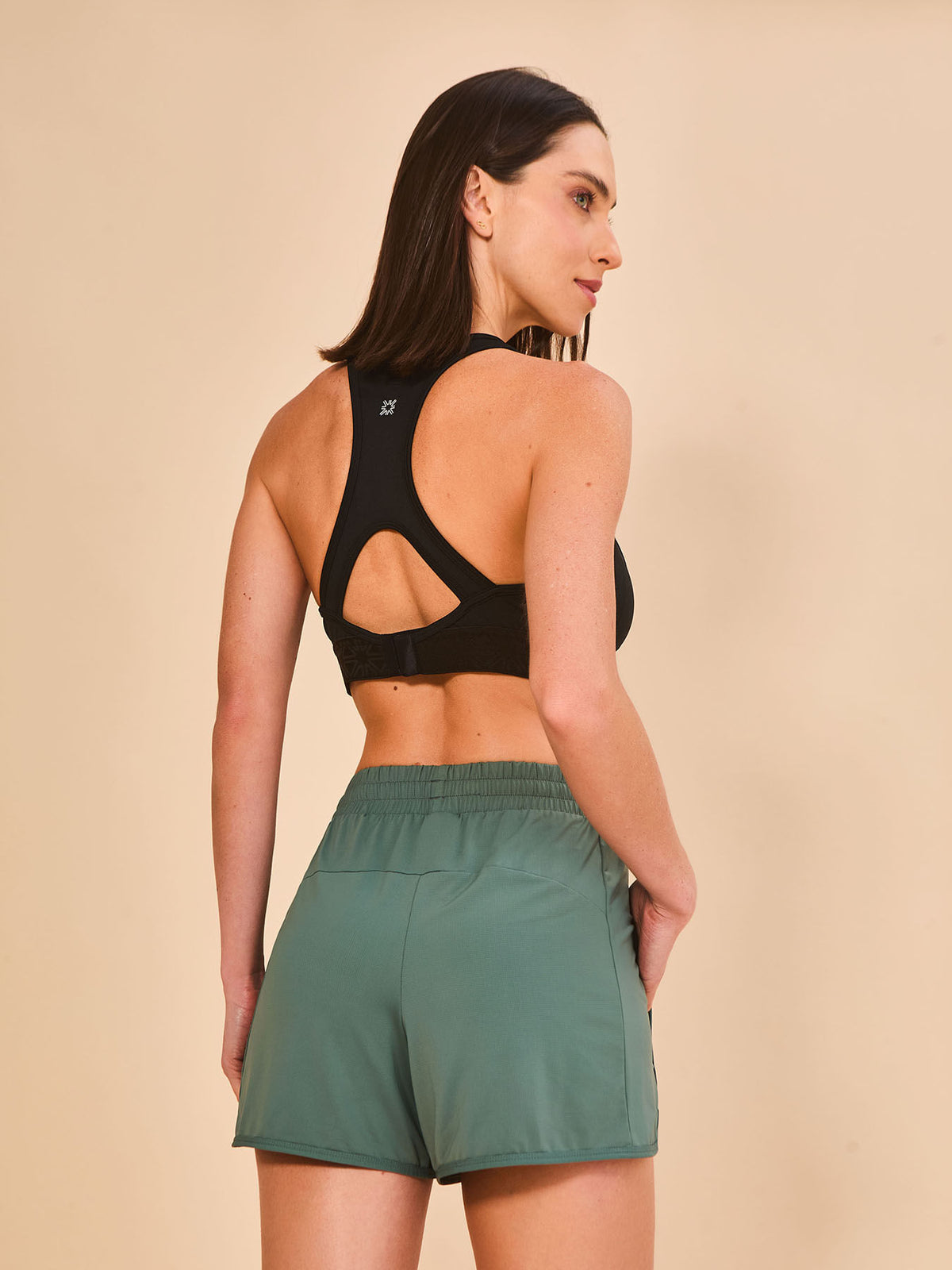 Shorts Fit Textura UV Com Proteção Solar FEM - VERDE JADE