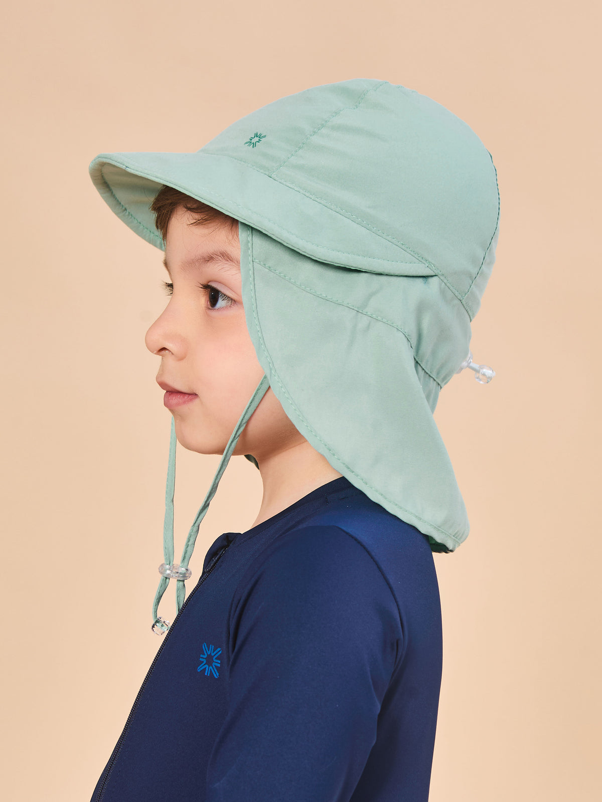 Boné Legionário UV Com Proteção Solar Basic Baby - VERDE AGUA