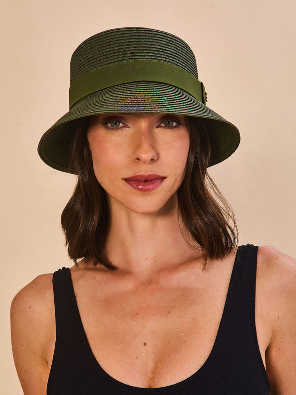 Chapéu UV Com Proteção Solar Cap-Ferrat Areia - VERDE MILITAR
