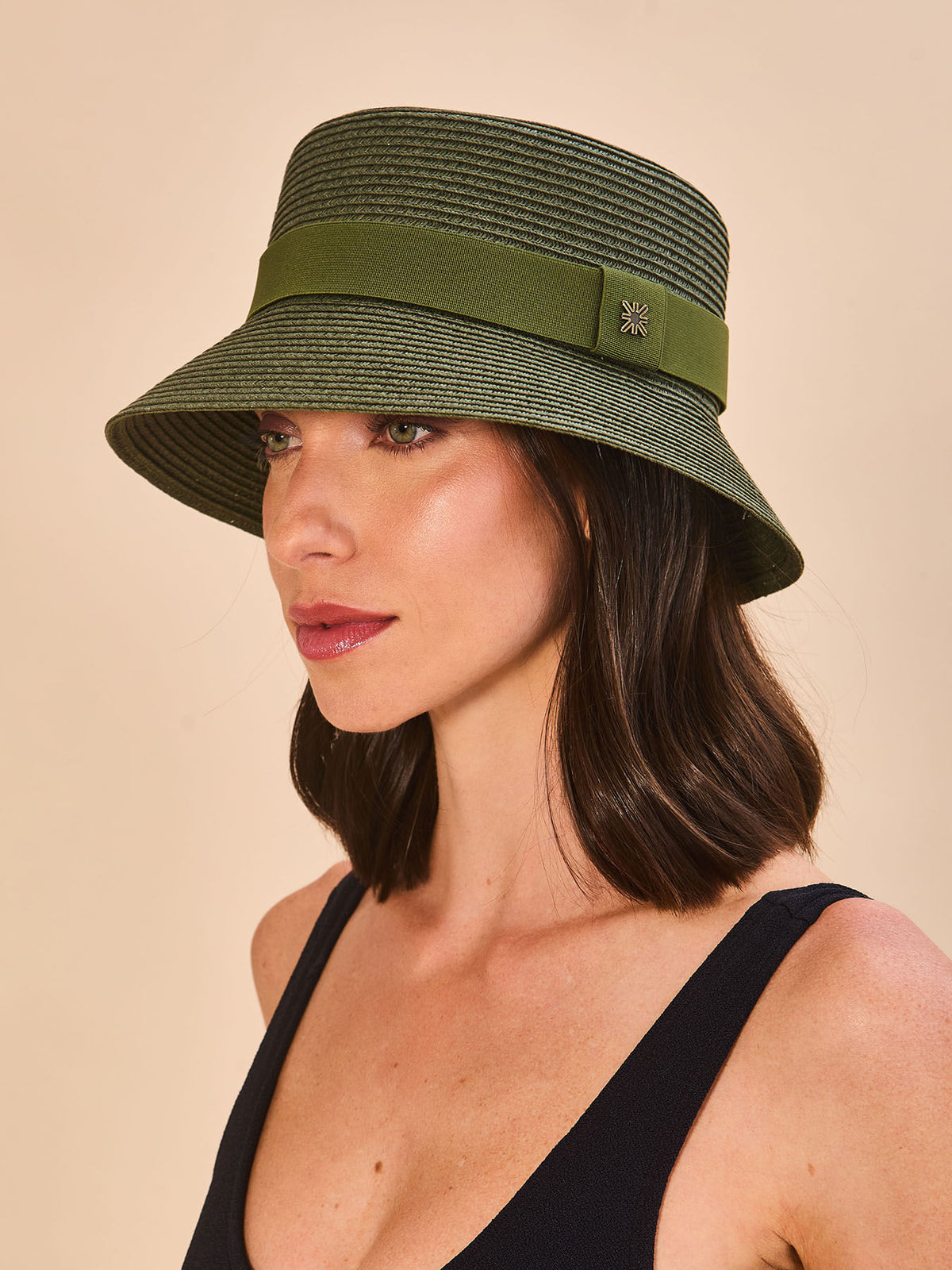 Chapéu UV Com Proteção Solar Cap-Ferrat Areia - VERDE MILITAR