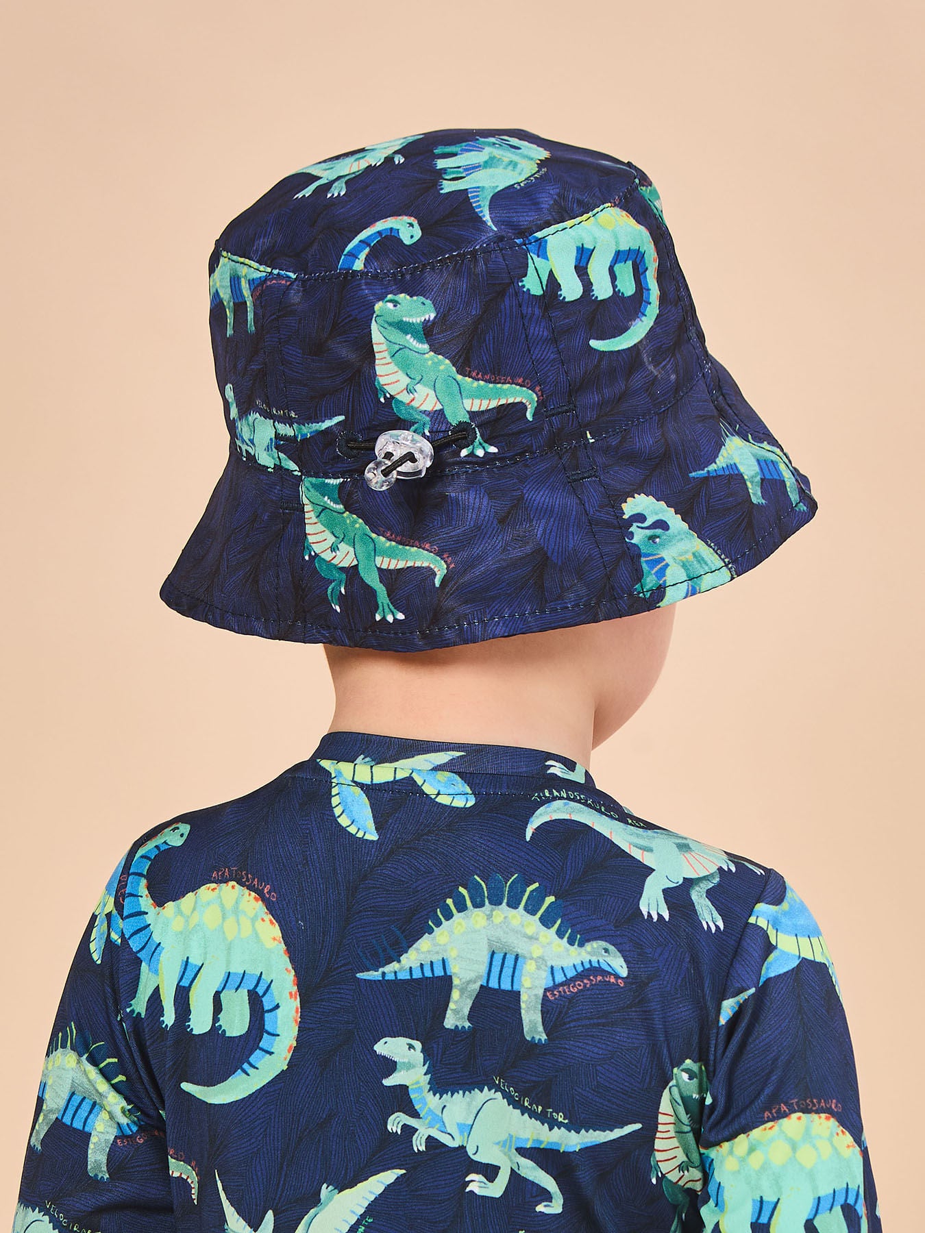 Chapéu UV Bebê com Proteção Solar Napoli - ESTAMPA DINO