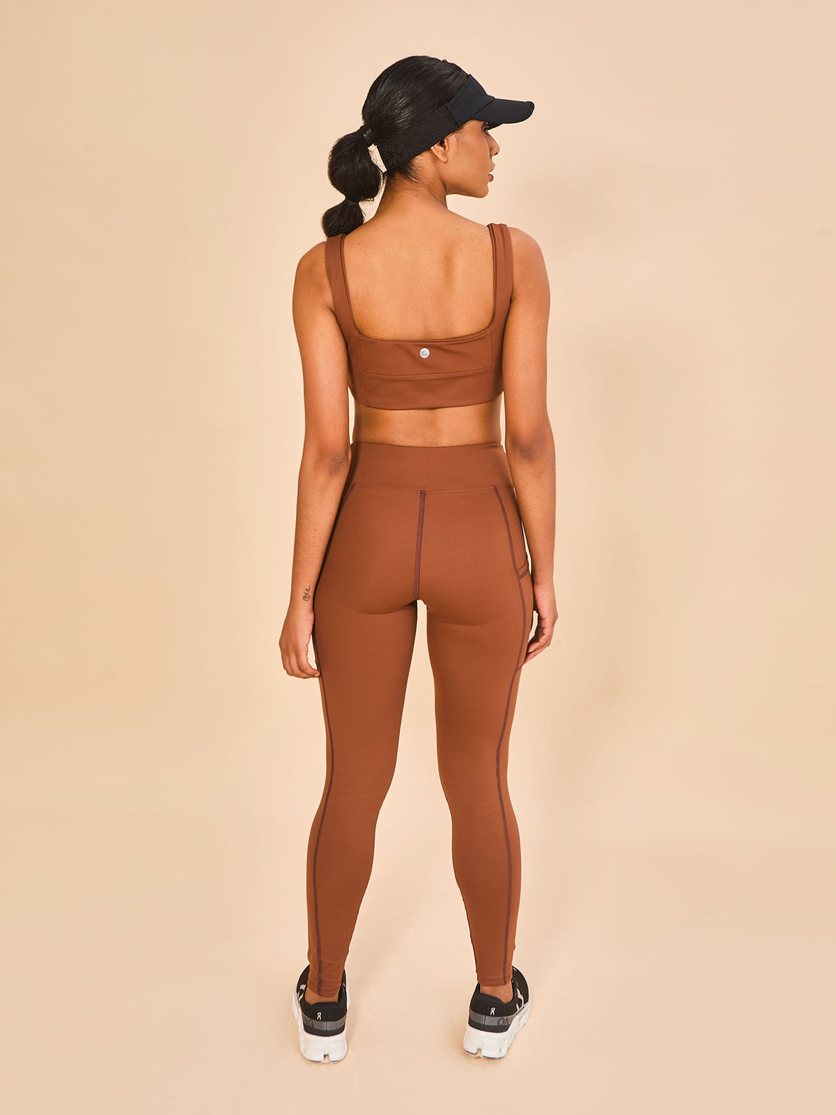 Legging Fit UV com Proteção Solar Aspen - MARROM