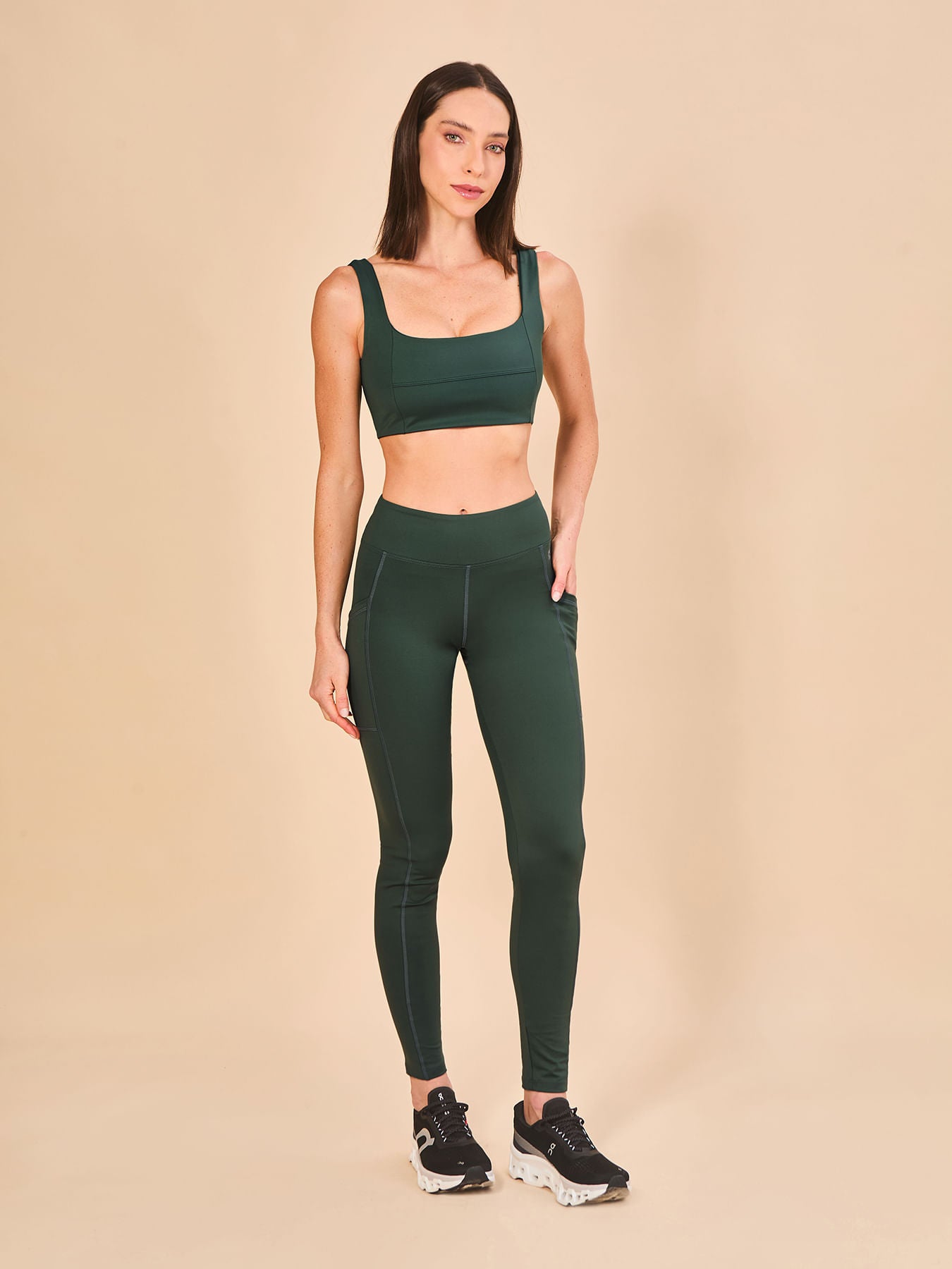 Legging Fit UV com Proteção Solar Aspen - VERDE CACTO