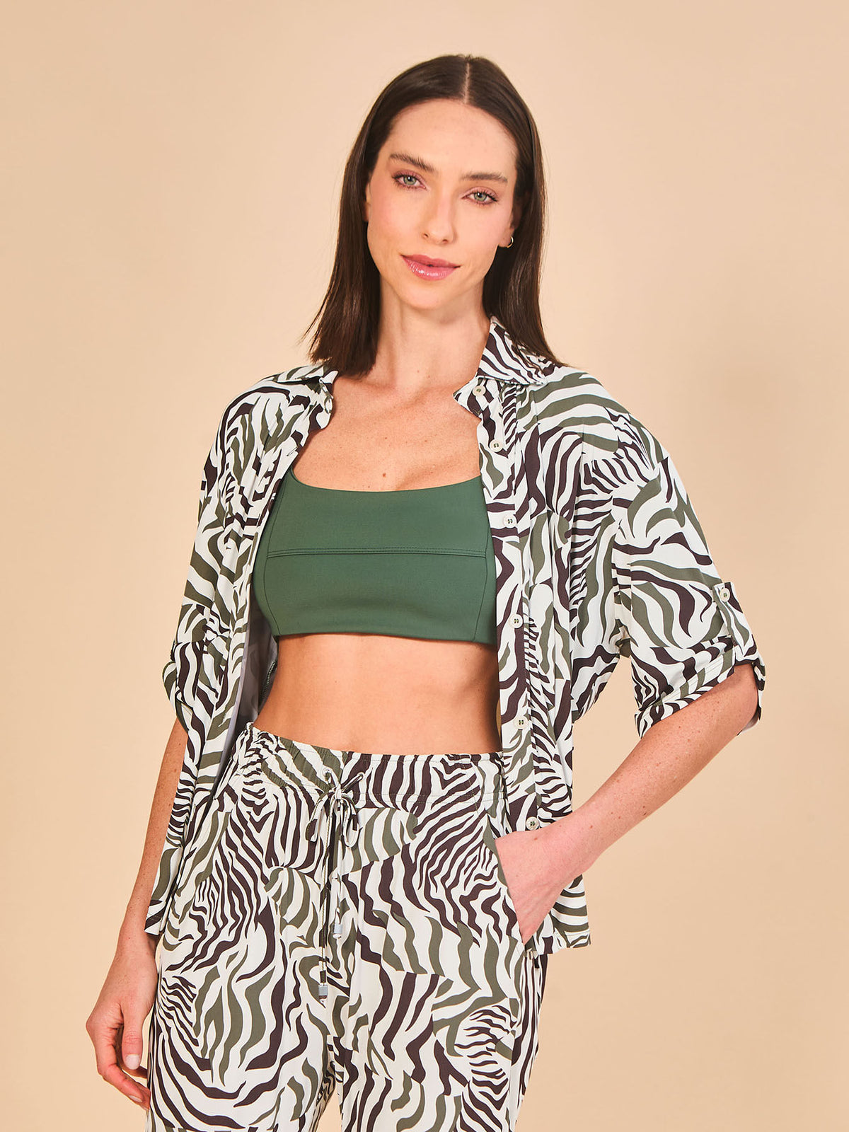 Camisa UV Com Proteção Solar Copa MC FEM - ESTAMPA FAUNA