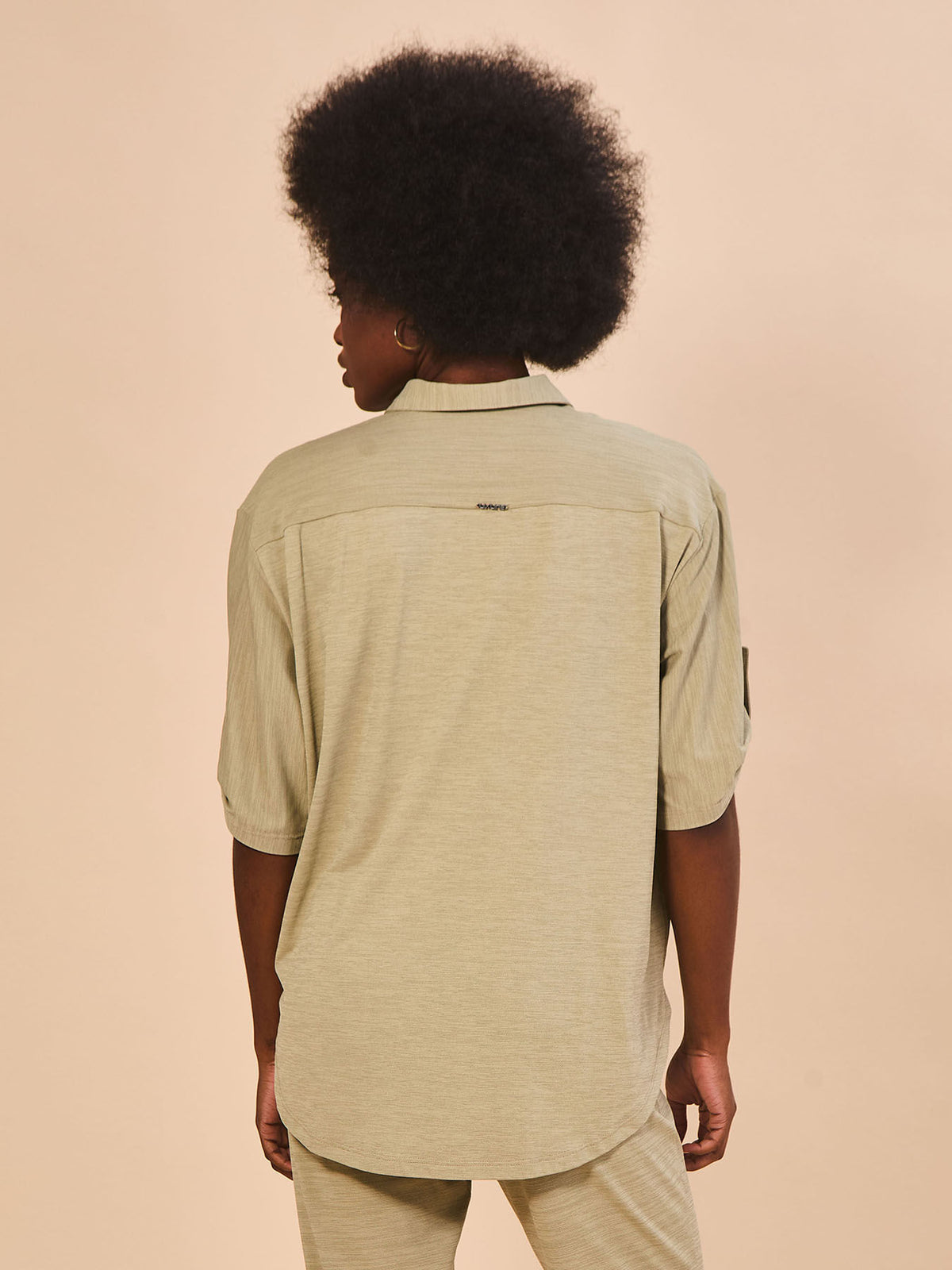Camisa UV Com Proteção Solar Copa Mescla MC FEM - AREIA