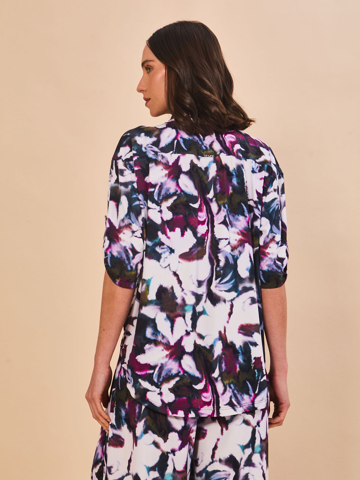 Camisa UV Com Proteção Solar Copa MC FEM - ESTAMPA VIOLETA
