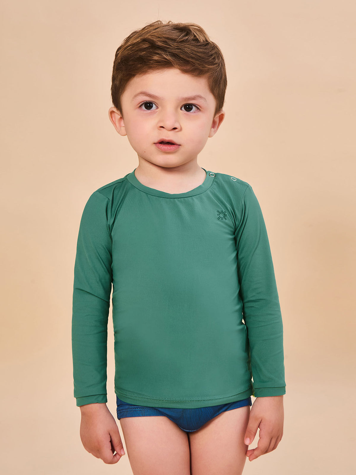 Camisa UV Bebê Com Proteção Solar-DEEP SEA