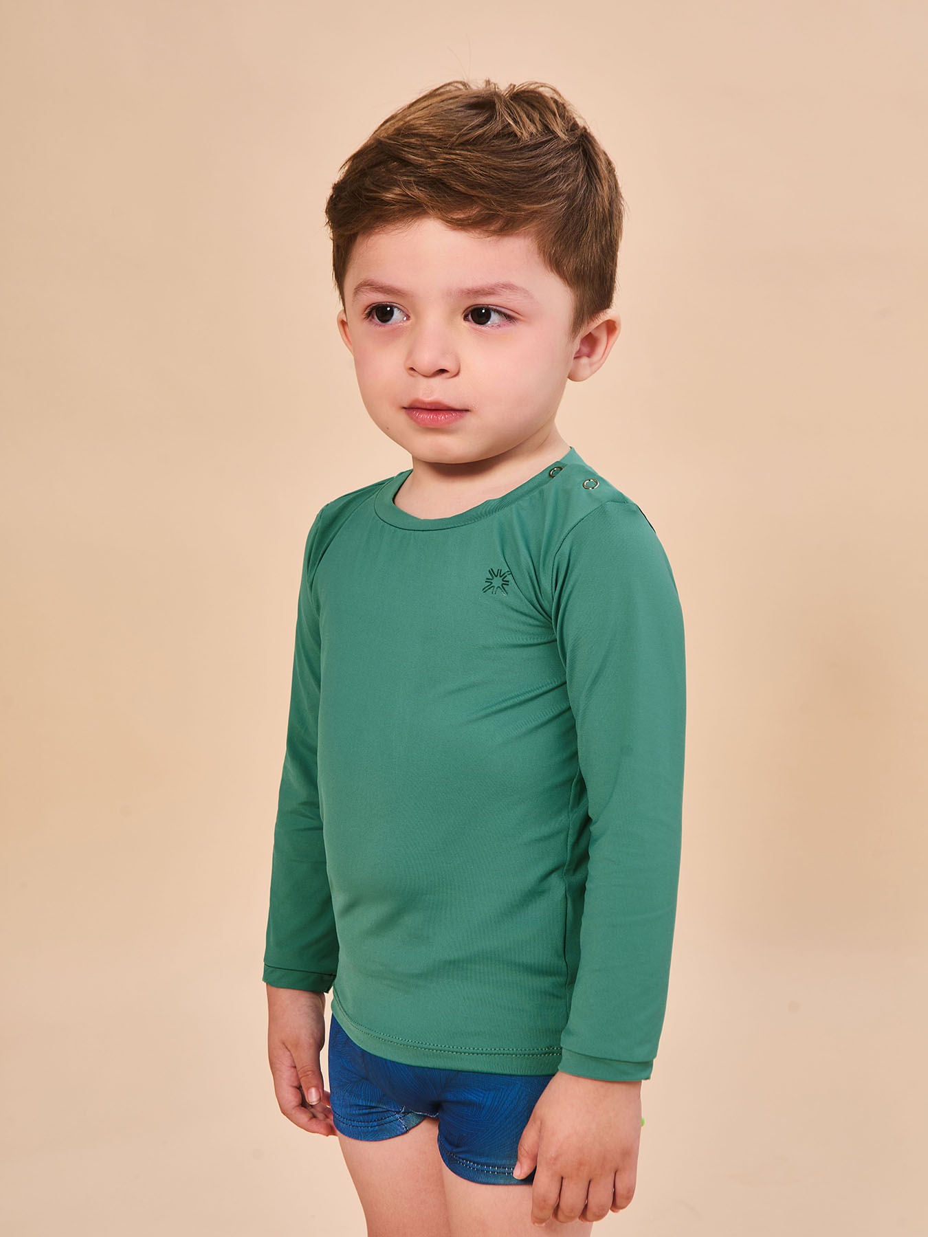 Camisa UV Bebê Com Proteção Solar-DEEP SEA