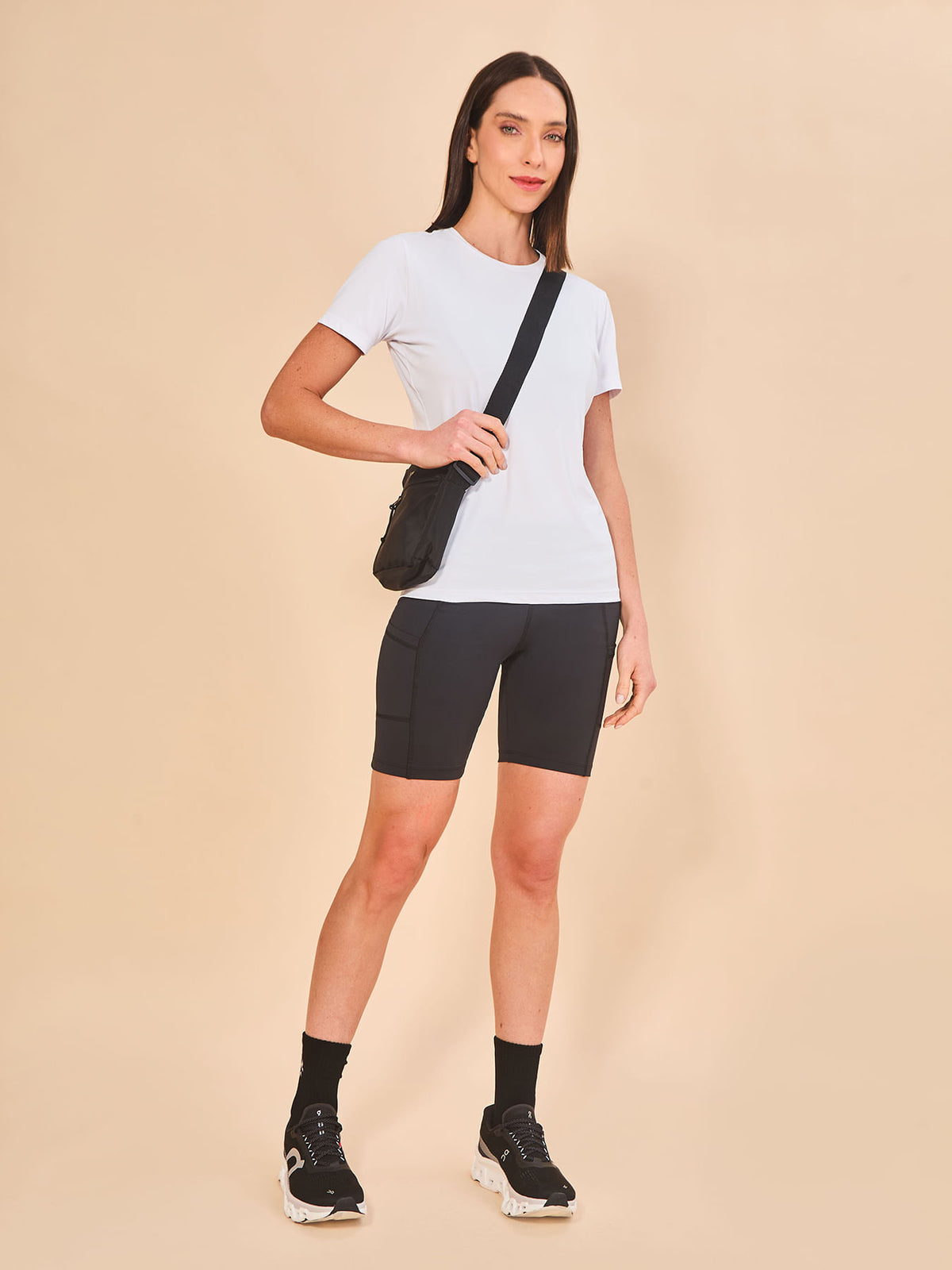 Camisa New Fit UV Feminina Com Proteção Solar MC - OFF WHITE