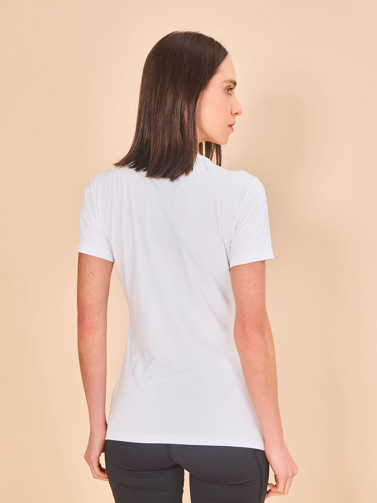Camisa New Fit UV Feminina Com Proteção Solar MC - OFF WHITE