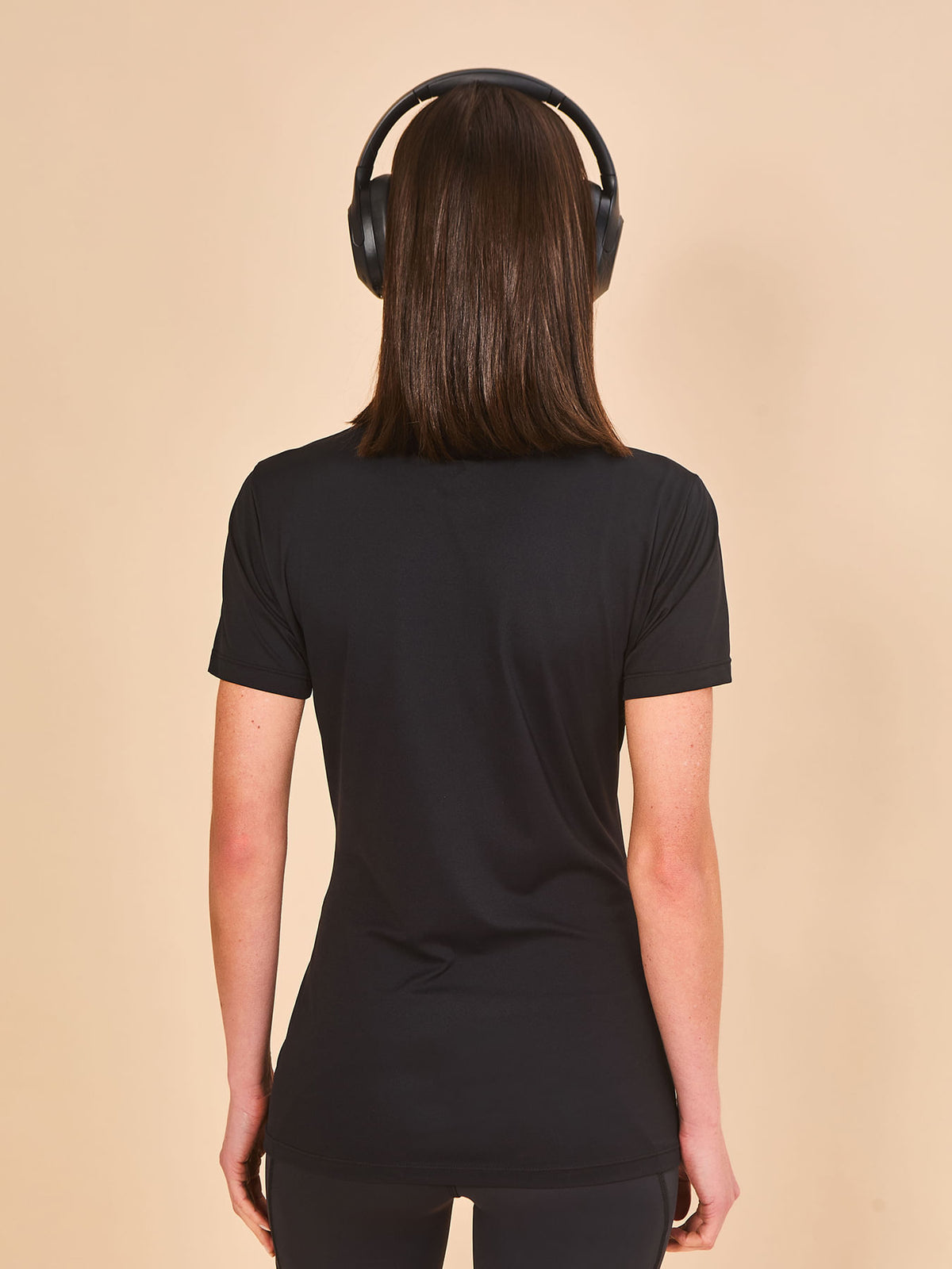 Camisa New Fit UV Feminina Com Proteção Solar MC - PRETO