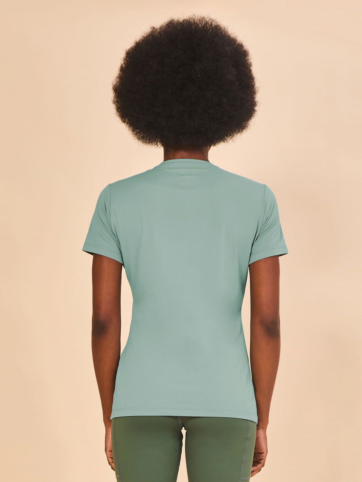 Camisa New Fit UV Feminina Com Proteção Solar MC - VERDE AGUA