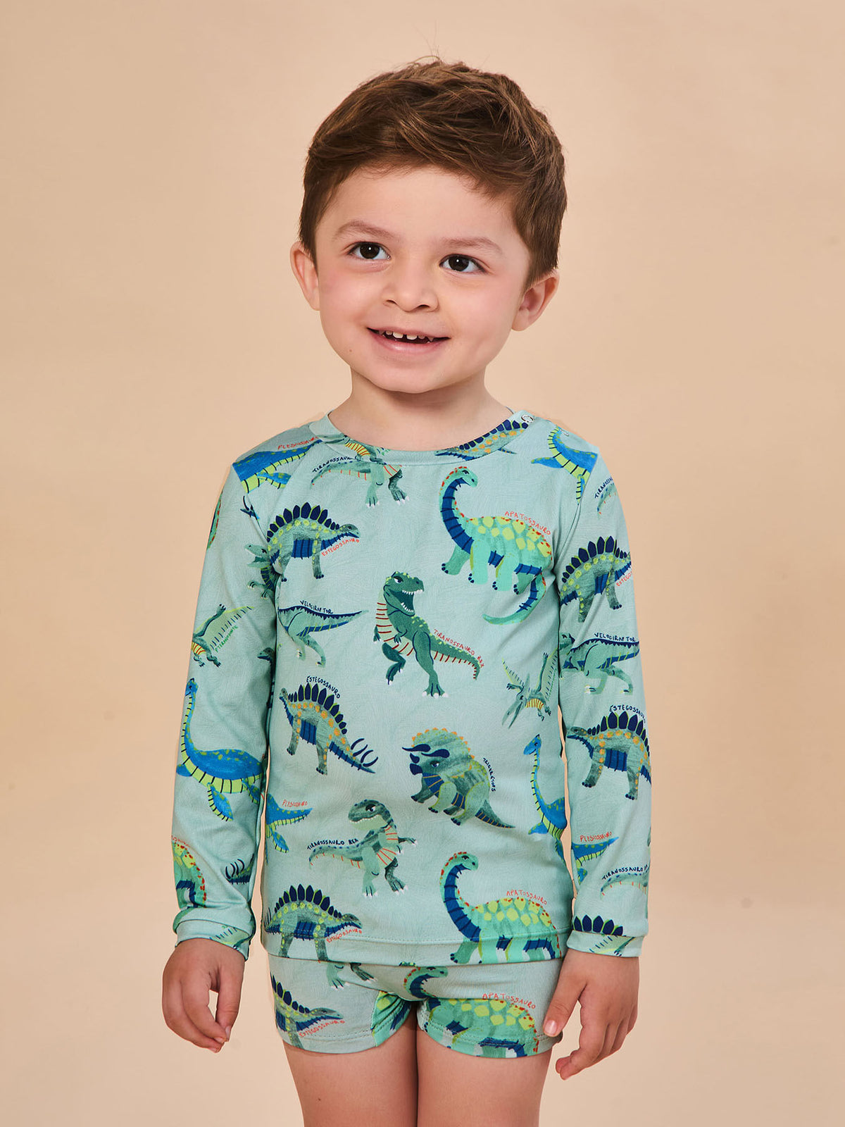 Conjunto UV Com Proteção Solar Baby Dino ML - ESTAMPA