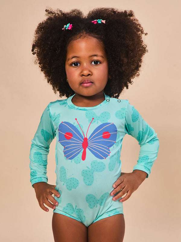 Maiô Uv Com Proteção Solar Bebê ML - ESTAMPA BORBOLETINHA
