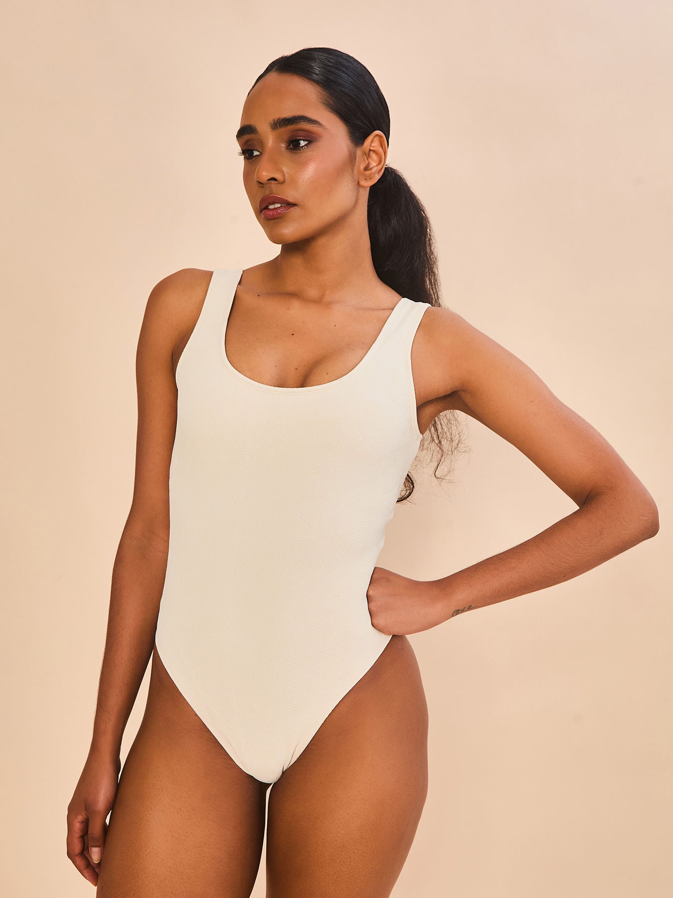 Maiô UV Com Proteção Solar Swim Textura Sand - AREIA