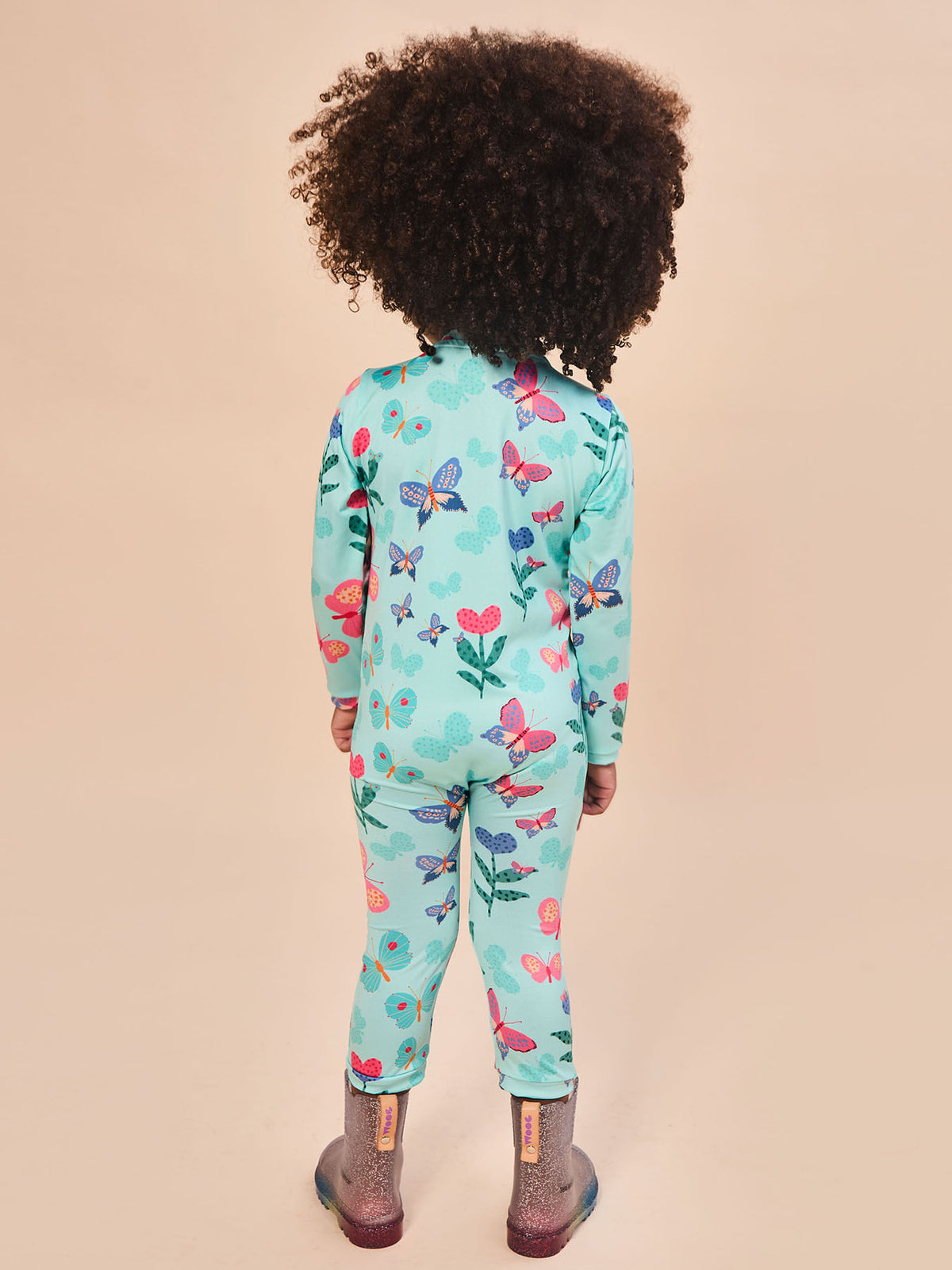 Macaquinho UV Bebê Com Proteção Solar ML - ESTAMPA BORBOLETINHA