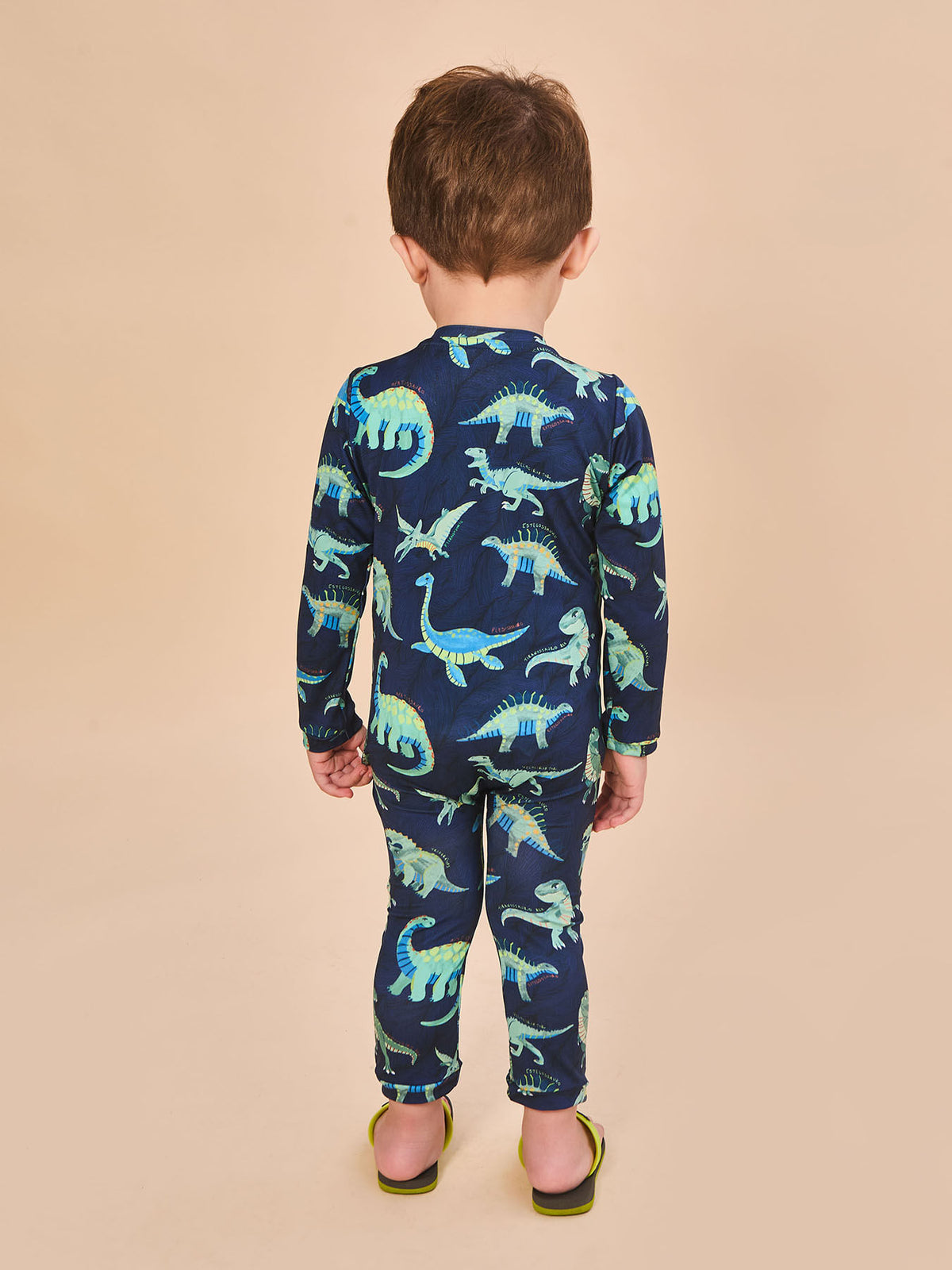 Macaquinho UV Bebê Com Proteção Solar ML - ESTAMPA DINO