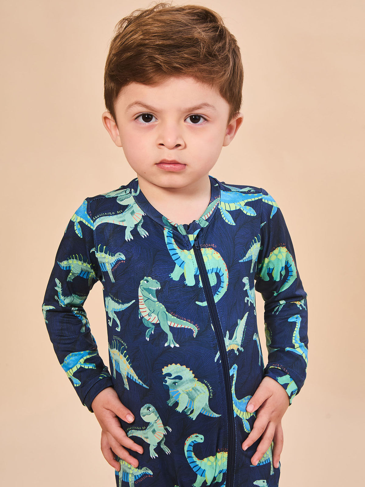 Macaquinho UV Bebê Com Proteção Solar ML - ESTAMPA DINO