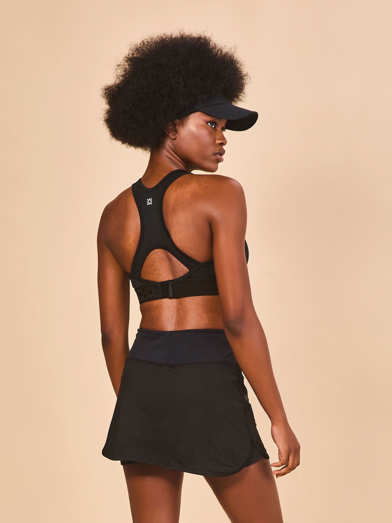Top UV Com Proteção Solar Fit Sport Marinho-PRETO