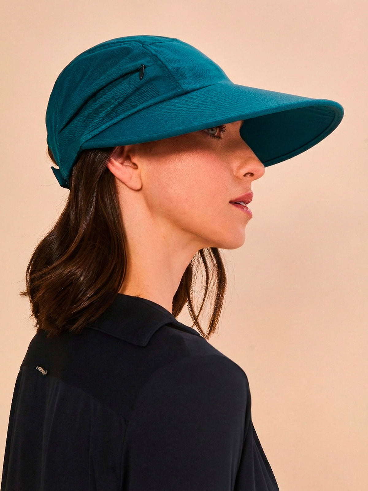 Viseira UV Com Proteção Solar Capri Colors - PETROLEO
