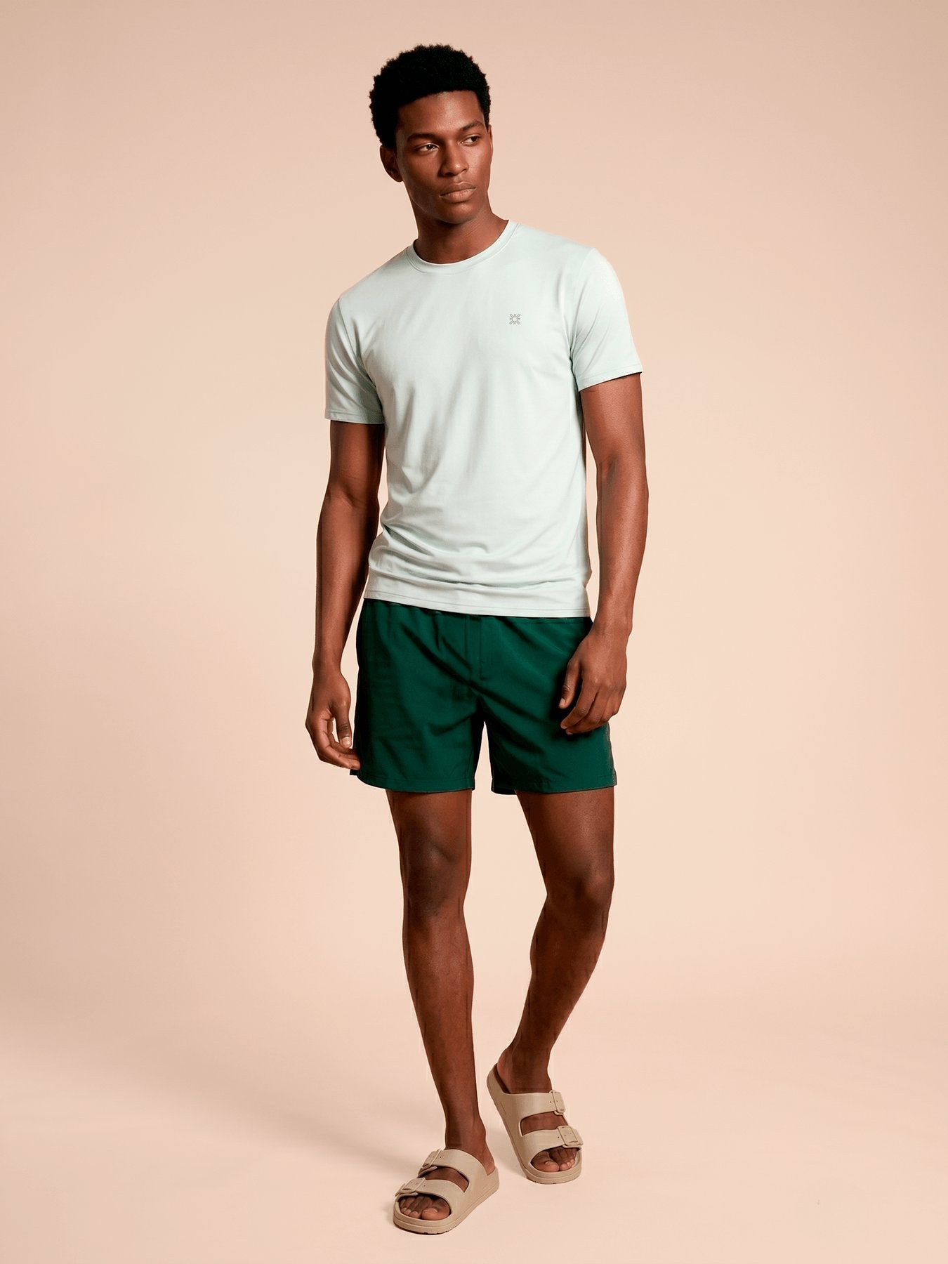 Camisa UV Masculina Com Proteção Solar Uv Pro-VERDE CLARO