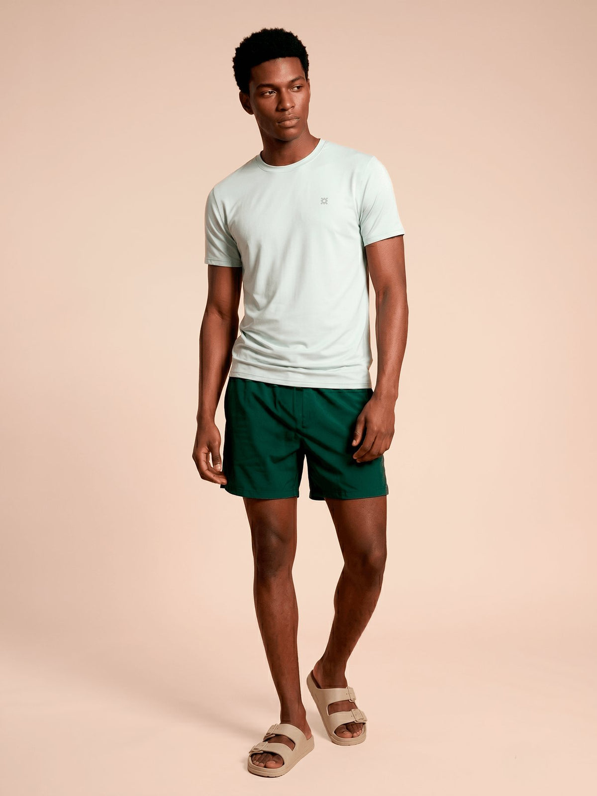 Camisa UV Masculina Com Proteção Solar Uv Pro-VERDE CLARO