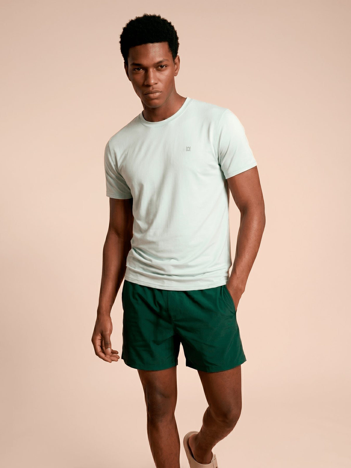 Camisa UV Masculina Com Proteção Solar Uv Pro-VERDE CLARO