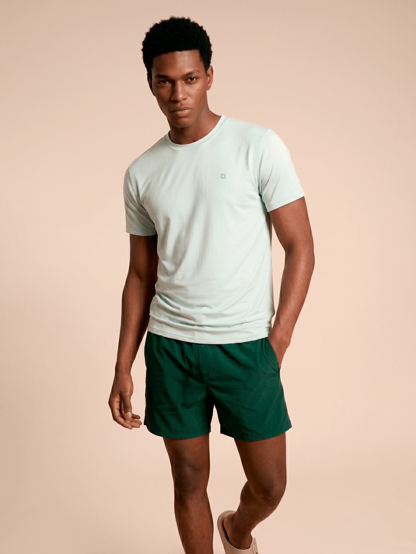 Camisa UV Masculina Com Proteção Solar Uv Pro-VERDE CLARO