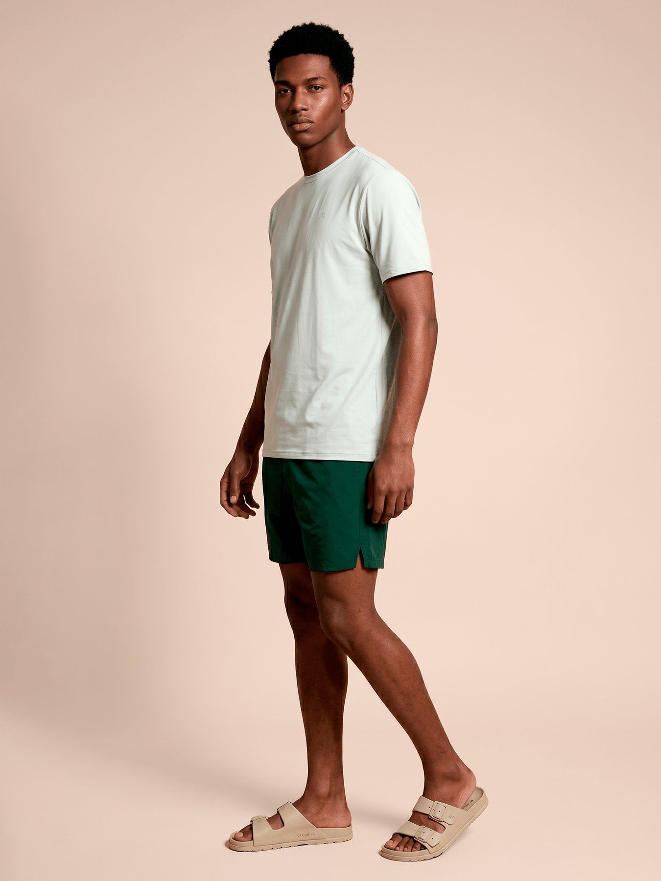 Camisa UV Masculina Com Proteção Solar Uv Pro-VERDE CLARO