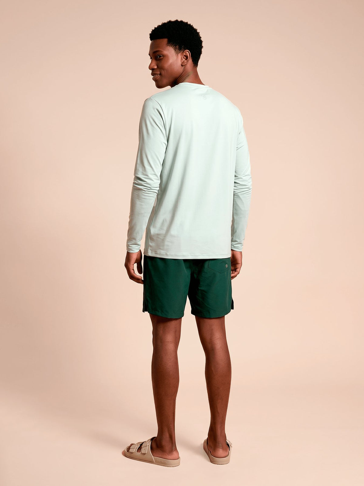 Camisa UV Masculina Com Proteção Solar ML UVPRO - VERDE CLARO