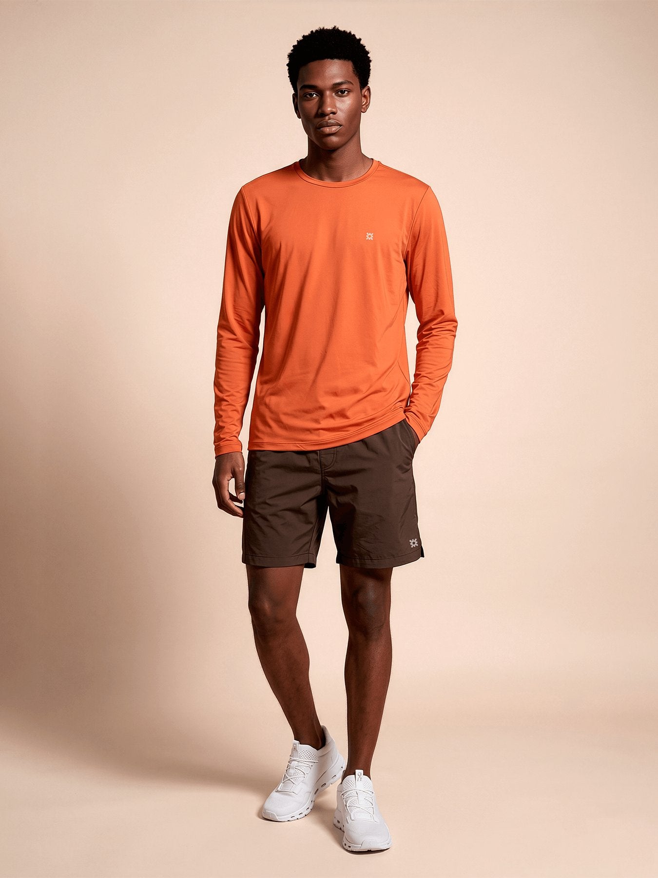 Camisa UV Masculina Com Proteção Solar UVPRO ML - PITANGA