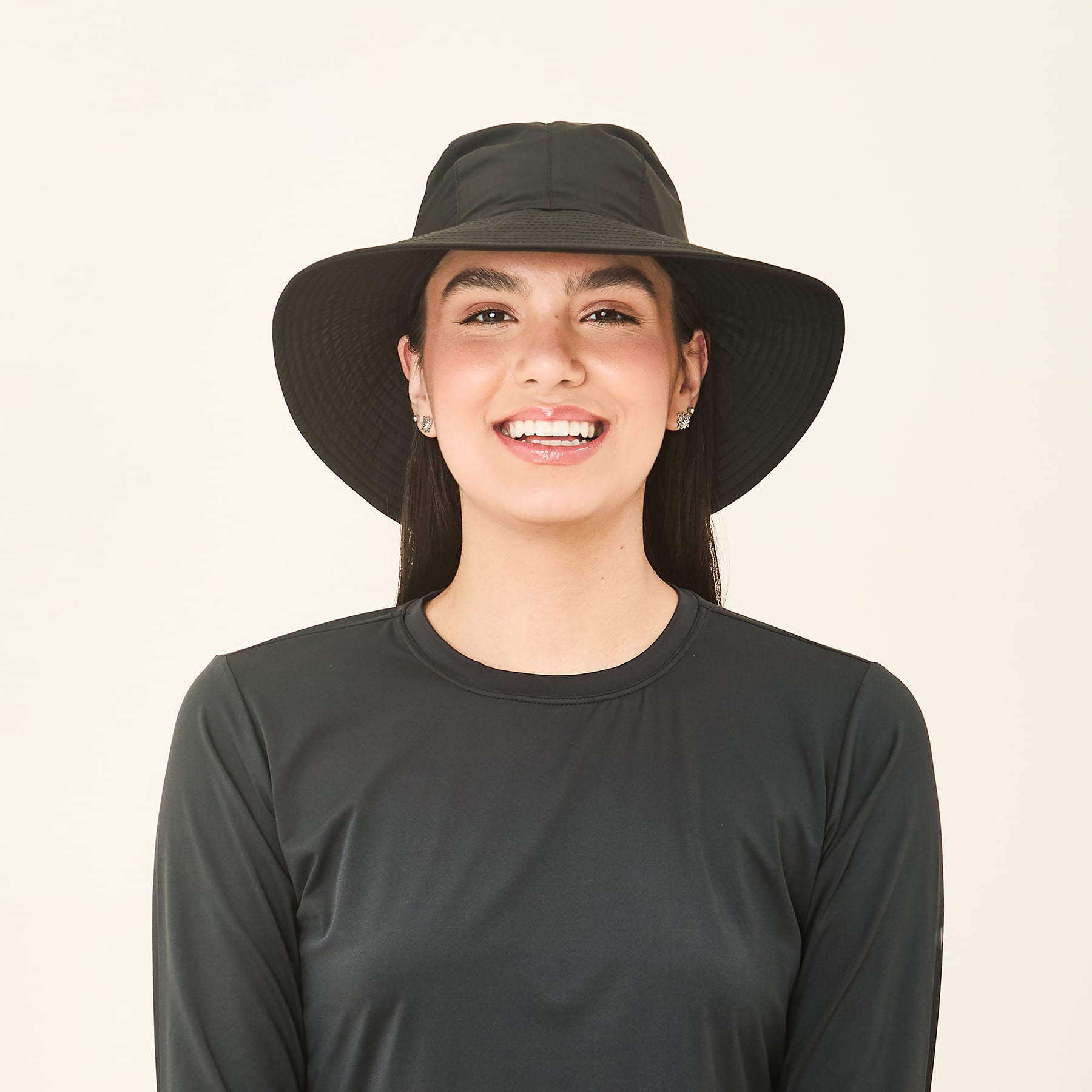 Chapéu UV com Proteção Solar San Remo  Preto