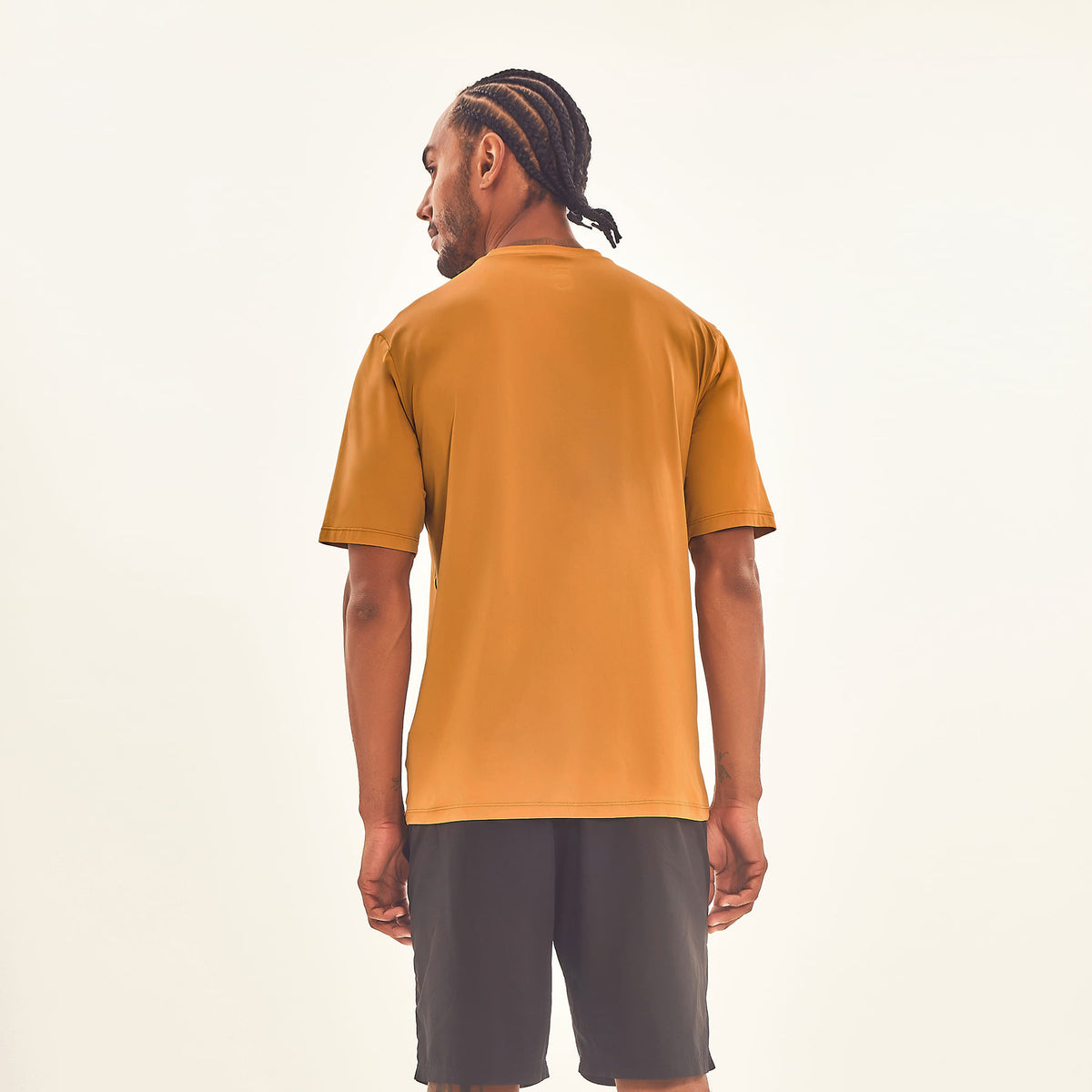 Camisa UV Masculina Com Proteção Solar Uvpro  Ocre