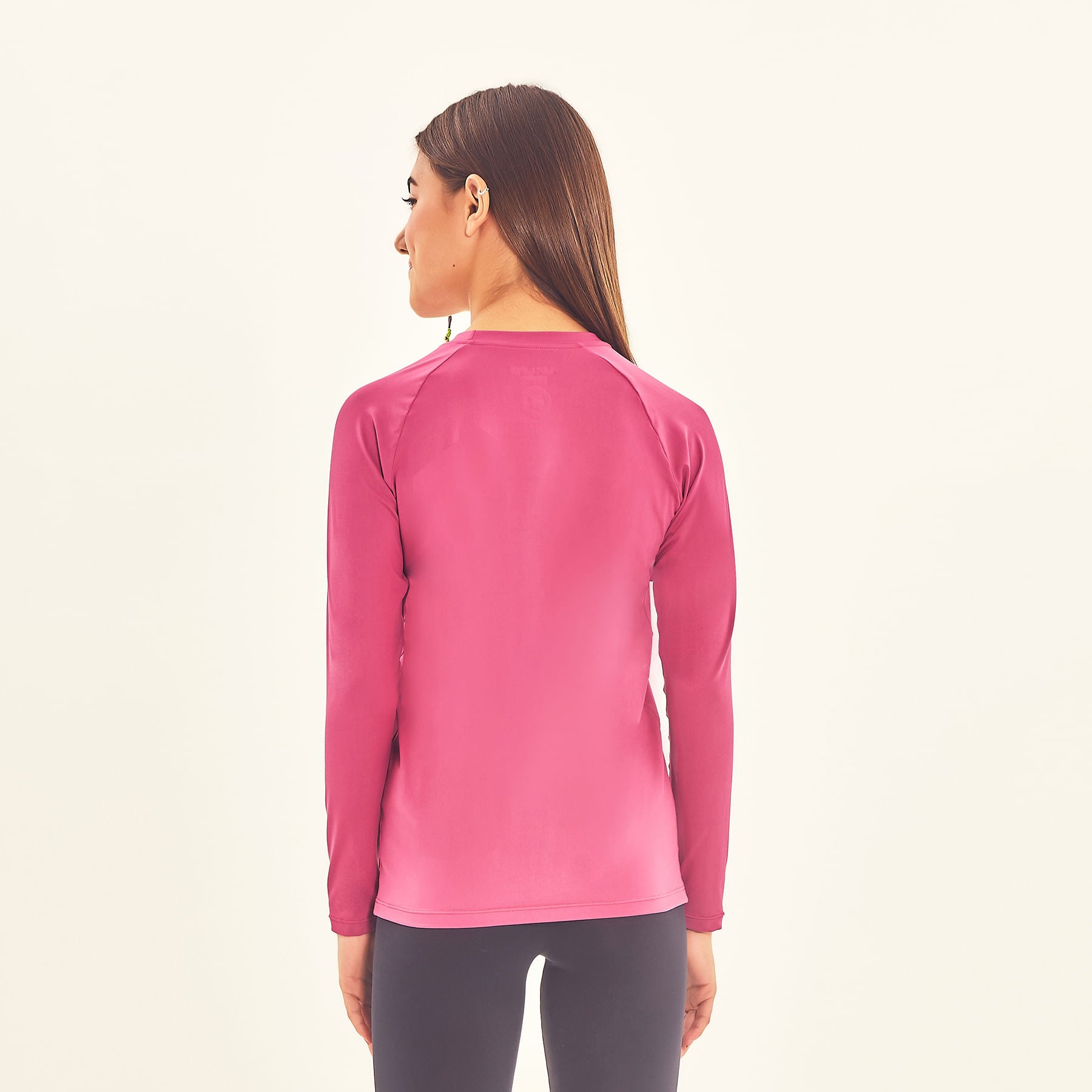 Camisa UV Infantil Com Proteção Solar Uvpro-FUCSIA