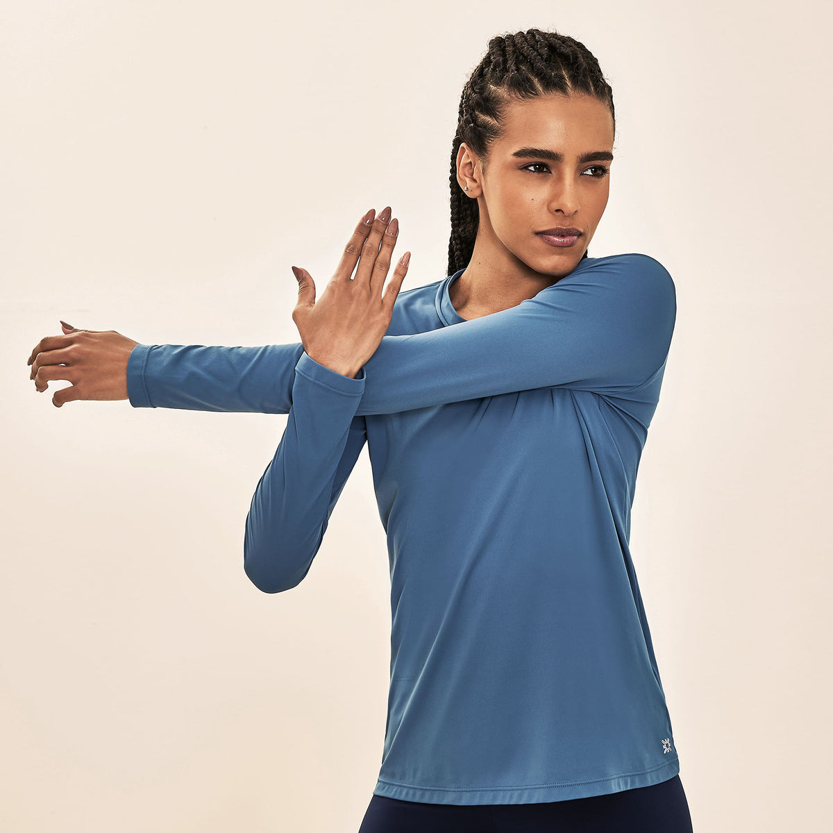 Camisa UV Feminina Com Proteção Solar Sport Fit Aço