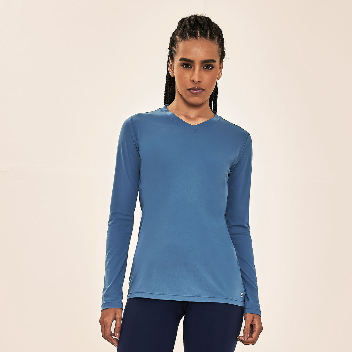Camisa UV Feminina Com Proteção Solar Sport Fit Aço