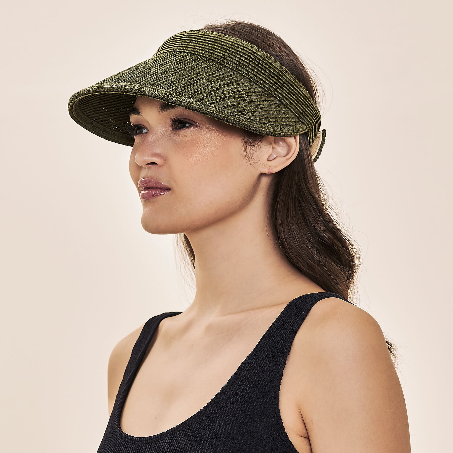 Viseira UV Com Proteção Solar Brunei - VERDE MILITAR