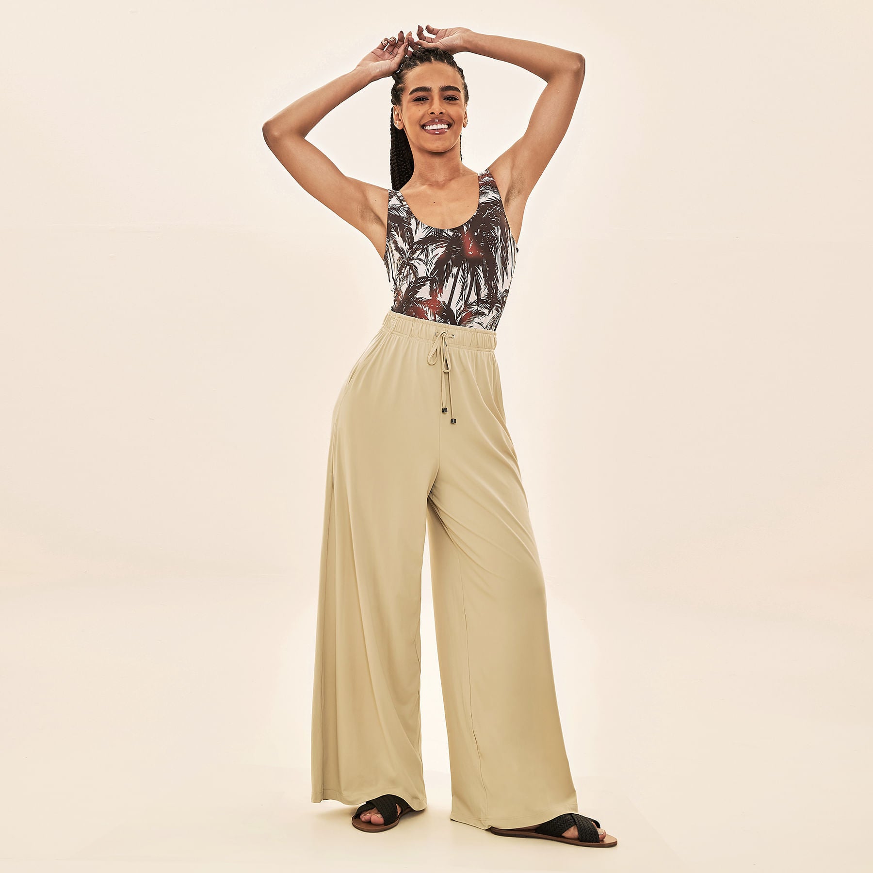 Calça UVLINE Pantalona Color | Feminino